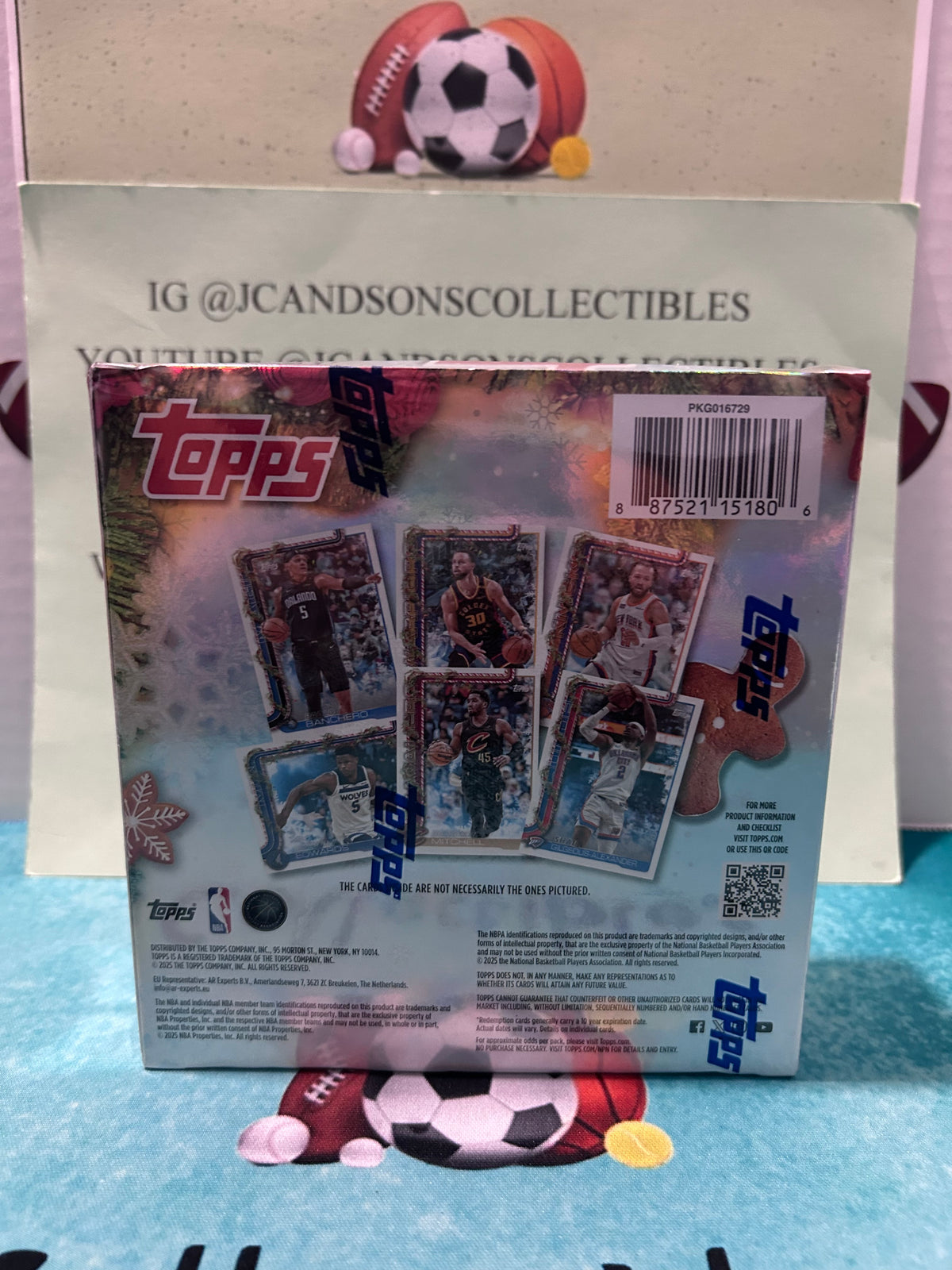 2025-2026 Topps Basketball Holiday Mega Box (Factory Sealed)