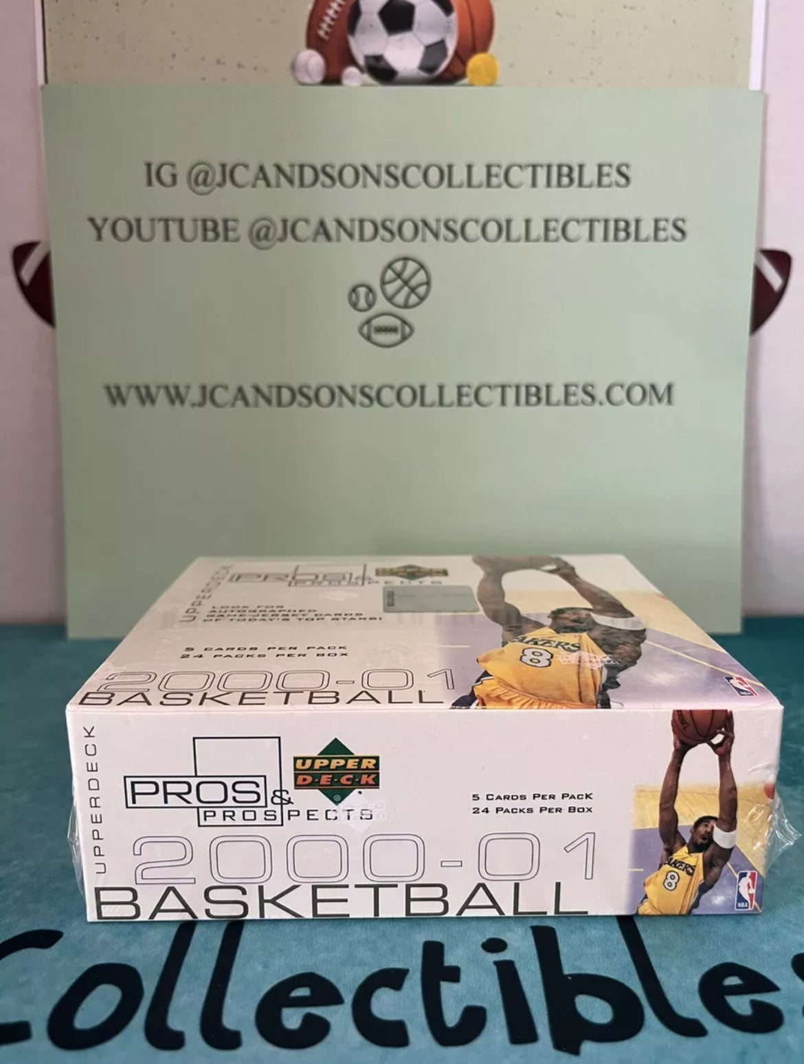 2000-01 Upper Deck Pros & Prospects Sealed Box RARE FIND. Kobe Bryant and Michael Jordan Auto Chase.