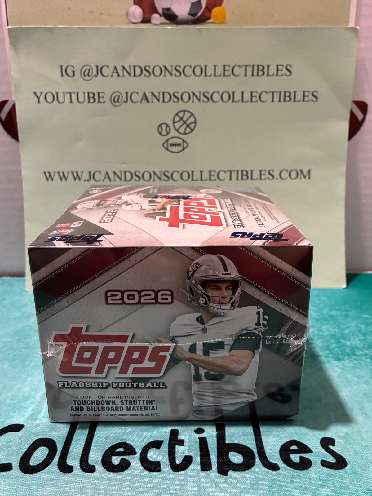 2026 Topps Flagship Football Jumbo Box Factory Sealed