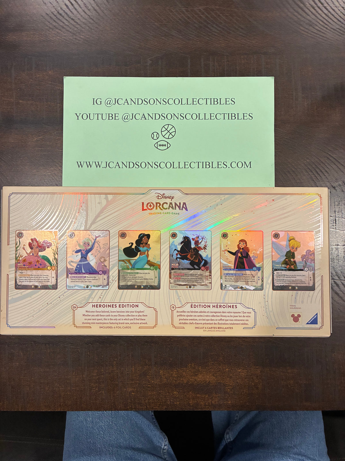 Disney Lorcana Curator's Collection Heroines Edition Box Sealed