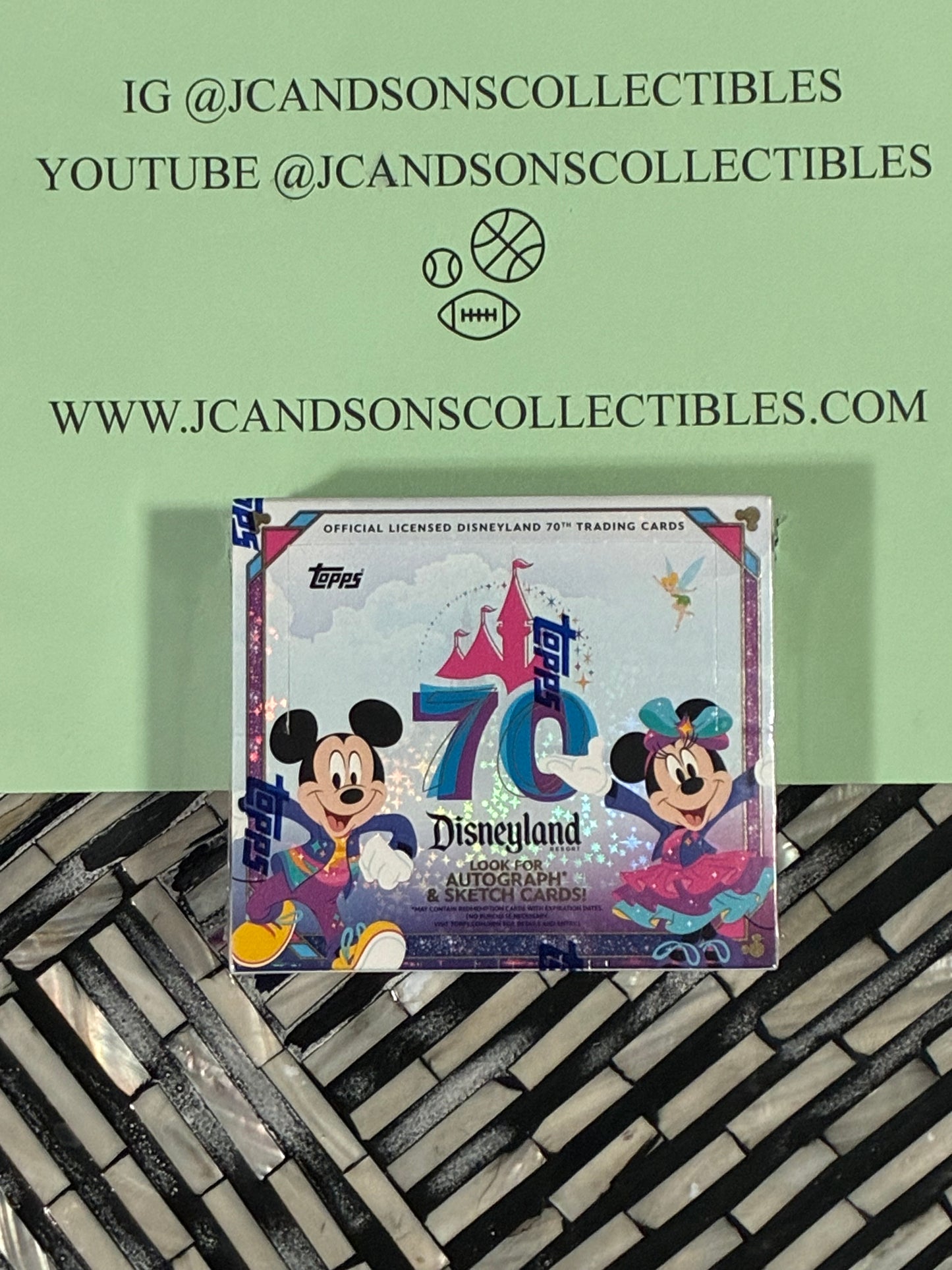 2025 Topps Disneyland 70th Anniversary Hobby Box Sealed