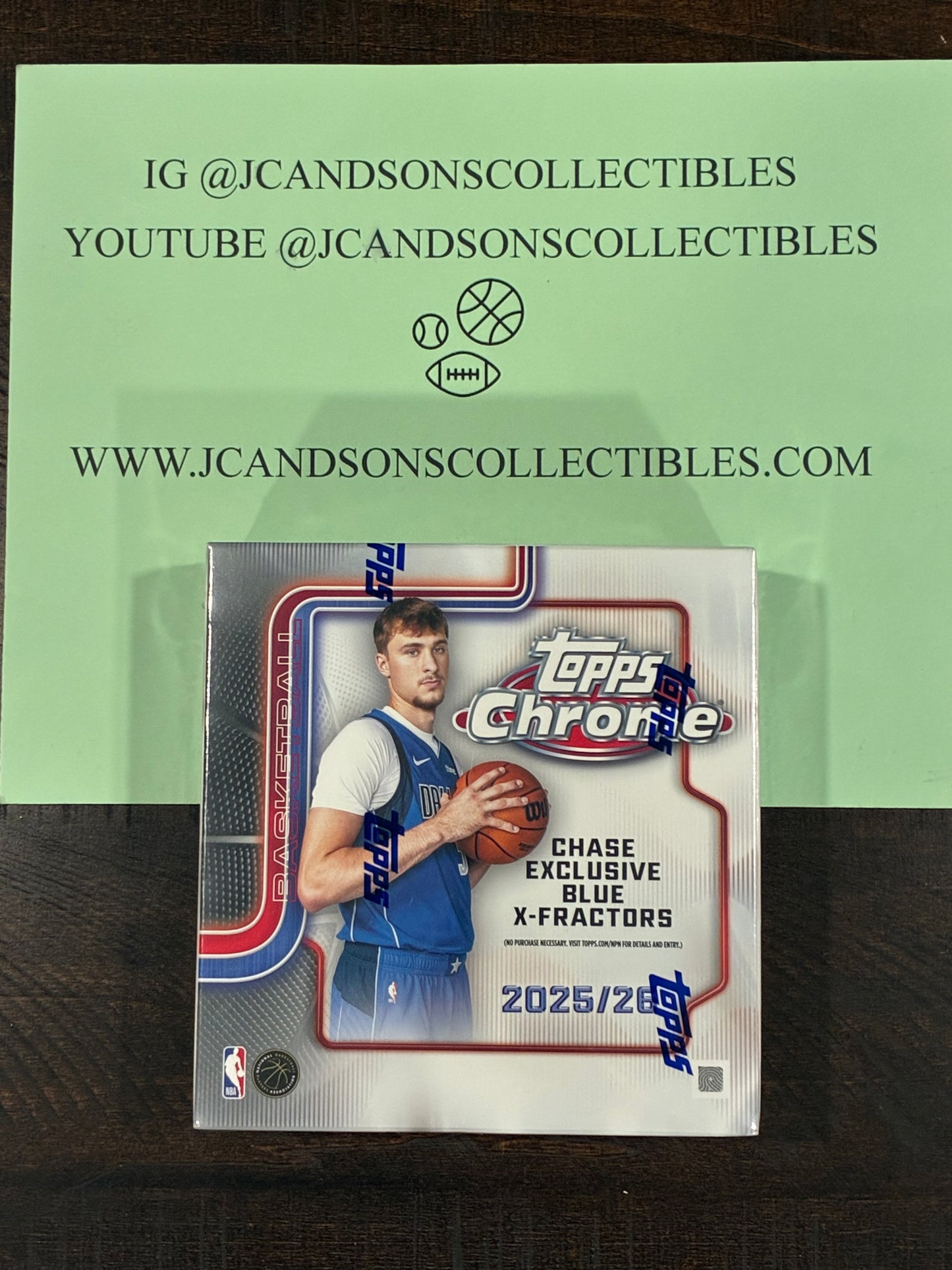 2025/26 Topps Chrome Basketball Mega Box Factory Sealed
