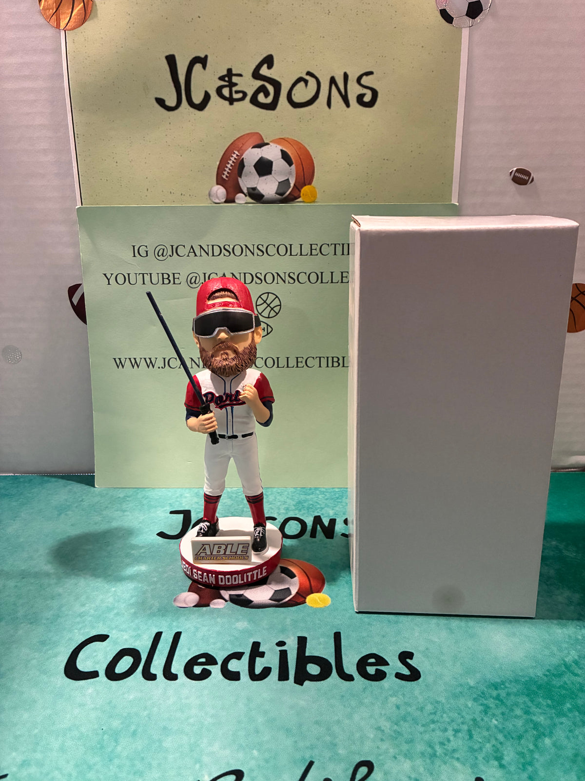 Jedi Sean Doolittle Rare Stockton Ports Bobblehead