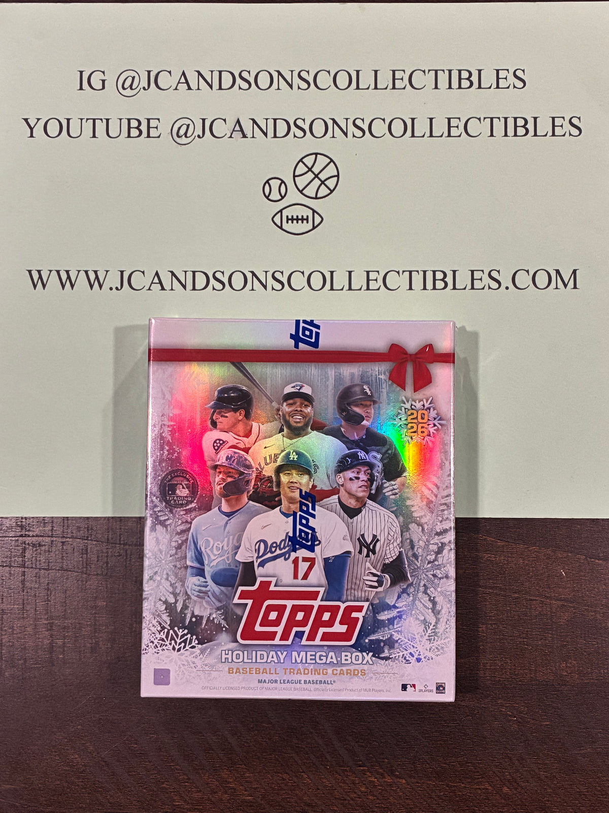 2026 Topps Holiday Baseball Mega Box New Factory Sealed