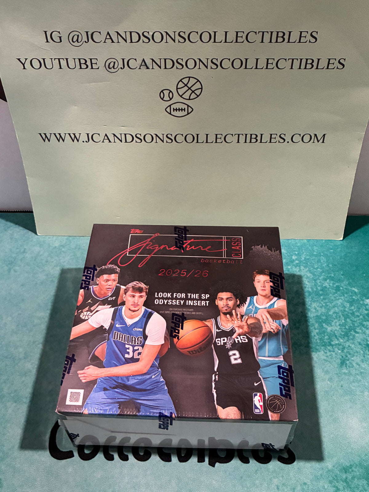 2025-26 Topps Signature Class NBA Basketball Mega Box Factory Sealed 80 cards