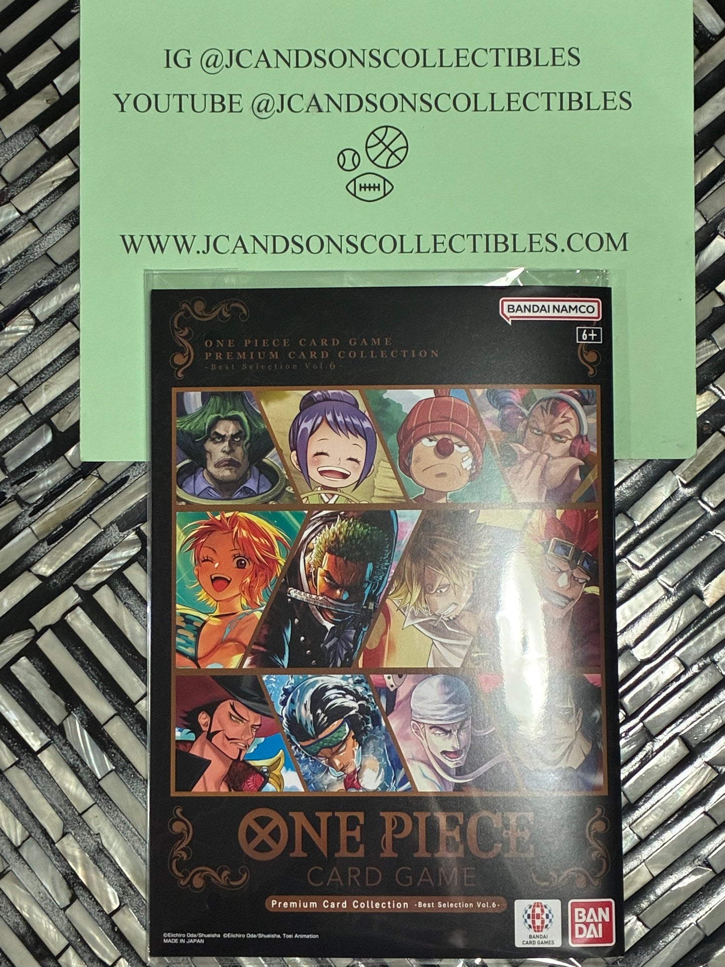 ONE PIECE CARD Premium Card Collection Best Selection Vol.6 ENGLISH