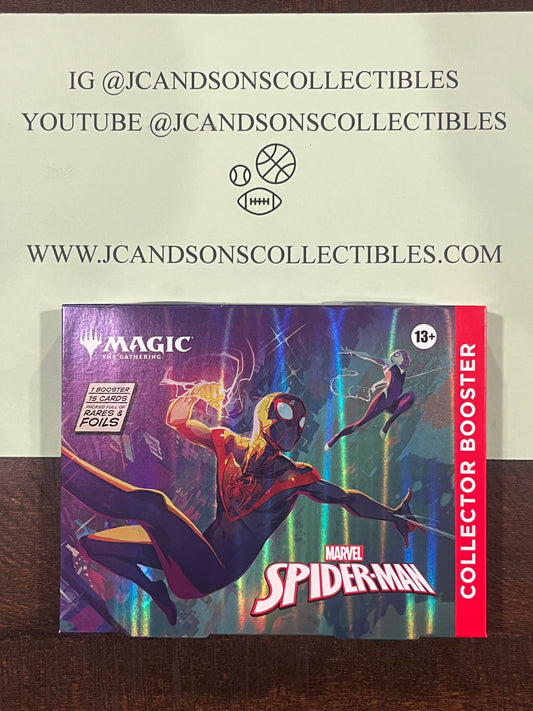 Magic: The Gathering Spider-Man Collector Omega Box Collector Booster Box Sealed