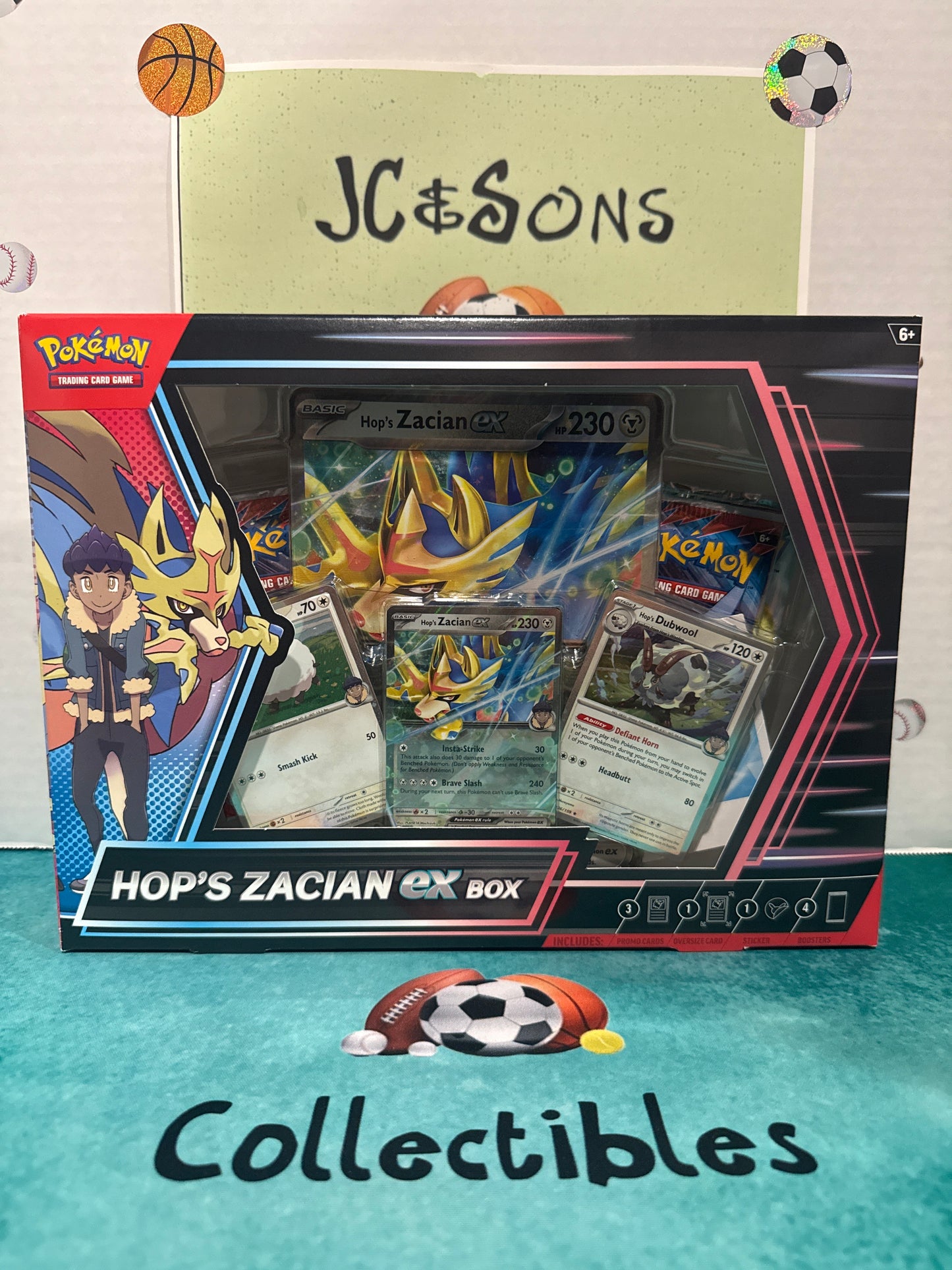 Hop's Zacian EX Box
