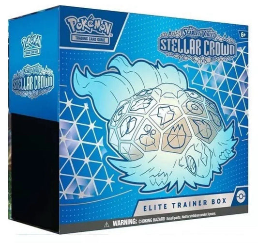 Pokemon TCG Stellar Crown Elite Trainer Box ETB Brand New Factory Sealed