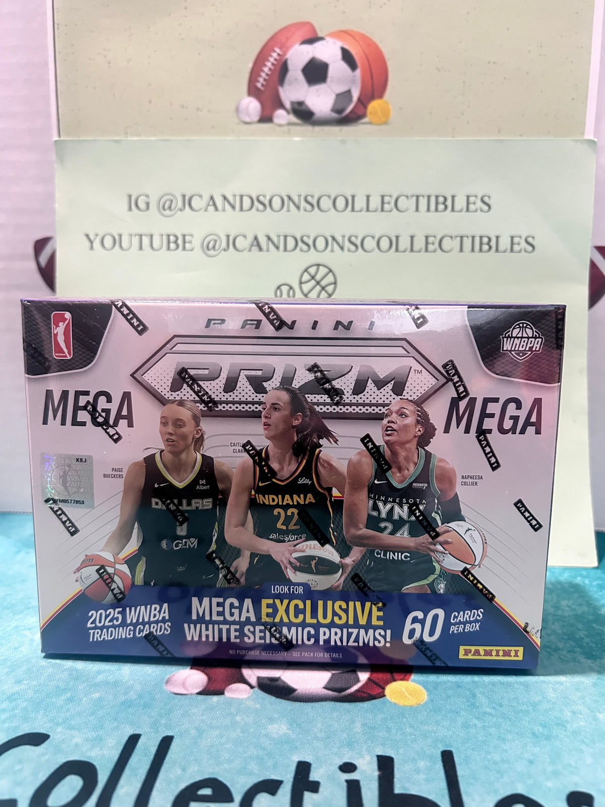 2025 Panini Prizm WNBA Mega Box Factory Sealed