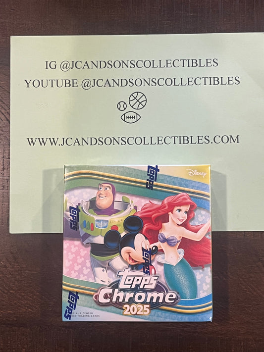 2025 Topps Chrome Disney MEGA Box Sealed