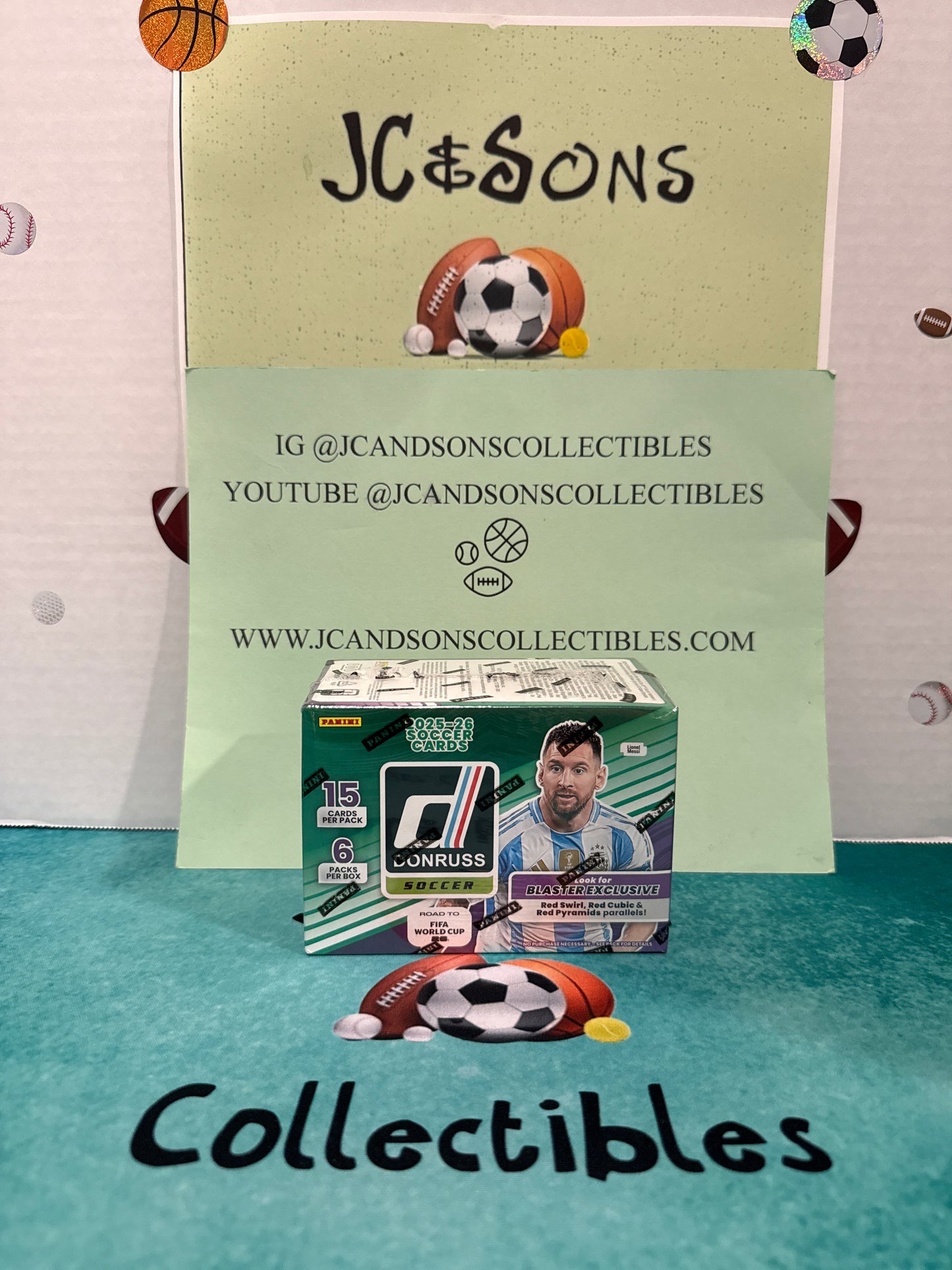 2025-26 Panini Donruss Road To FIFA World Cup Blaster Box