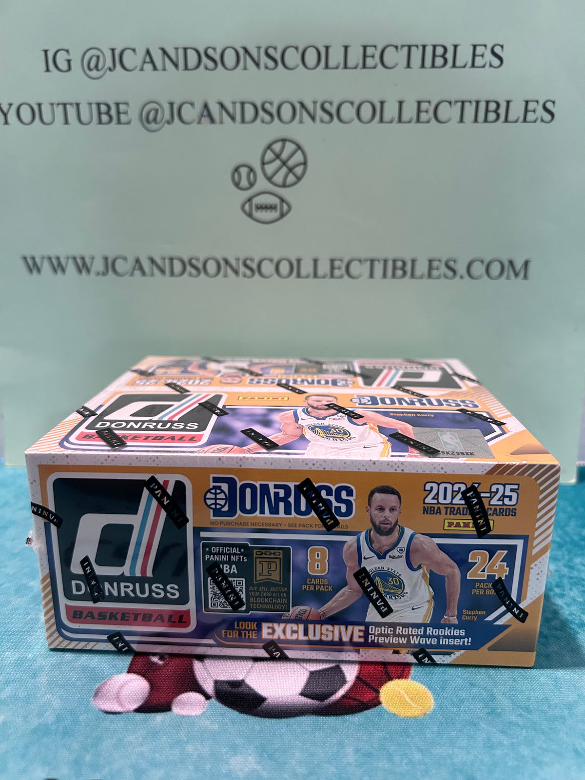 Panini Donruss Basketball 2024-2025 NBA Retail Box 192 Cards Rated Rookies