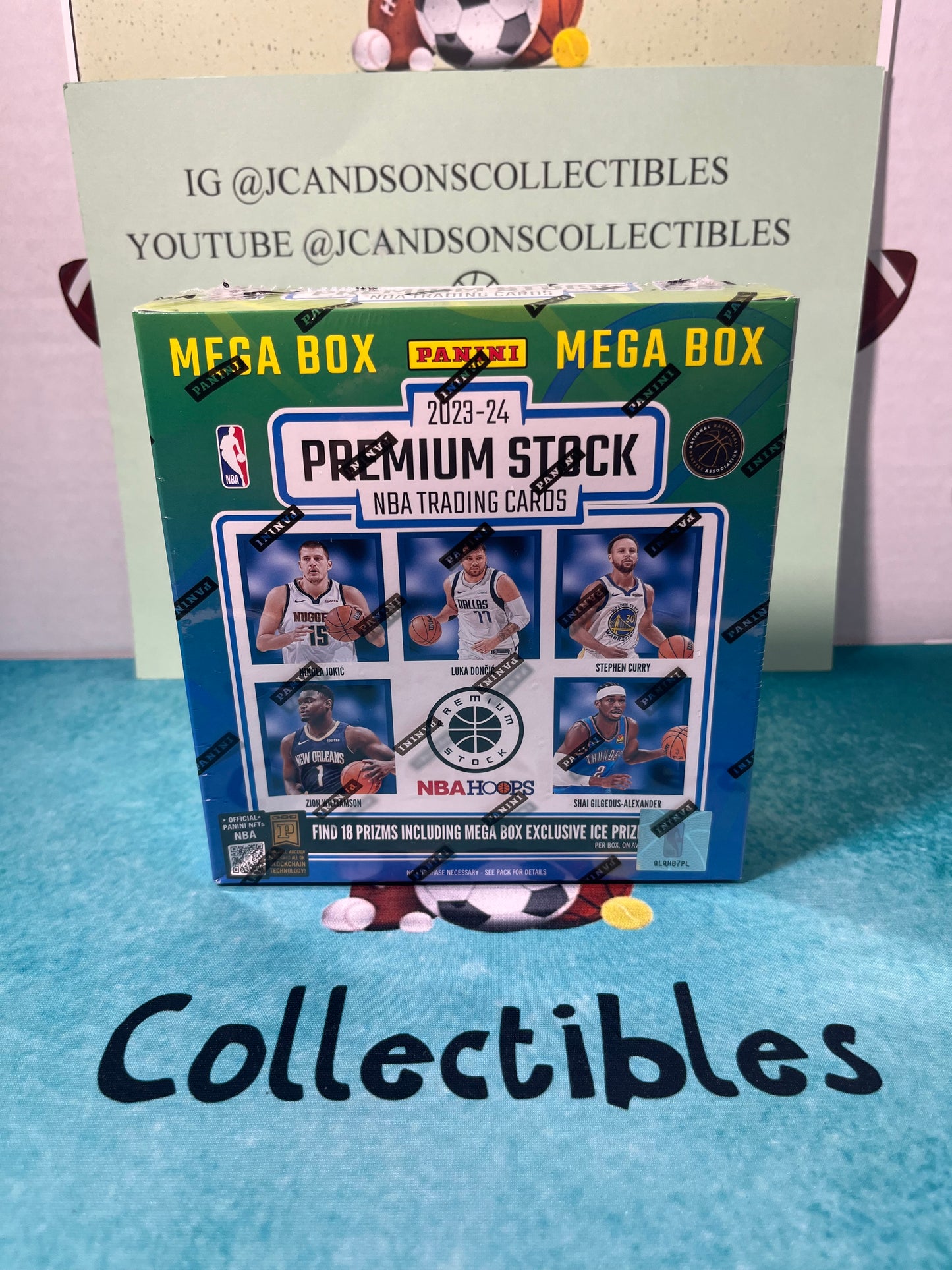 2023-24 PANINI PREMIUM STOCK NBA BASKETBALL MEGA BOX FACTORY SEALED 50 CARDS