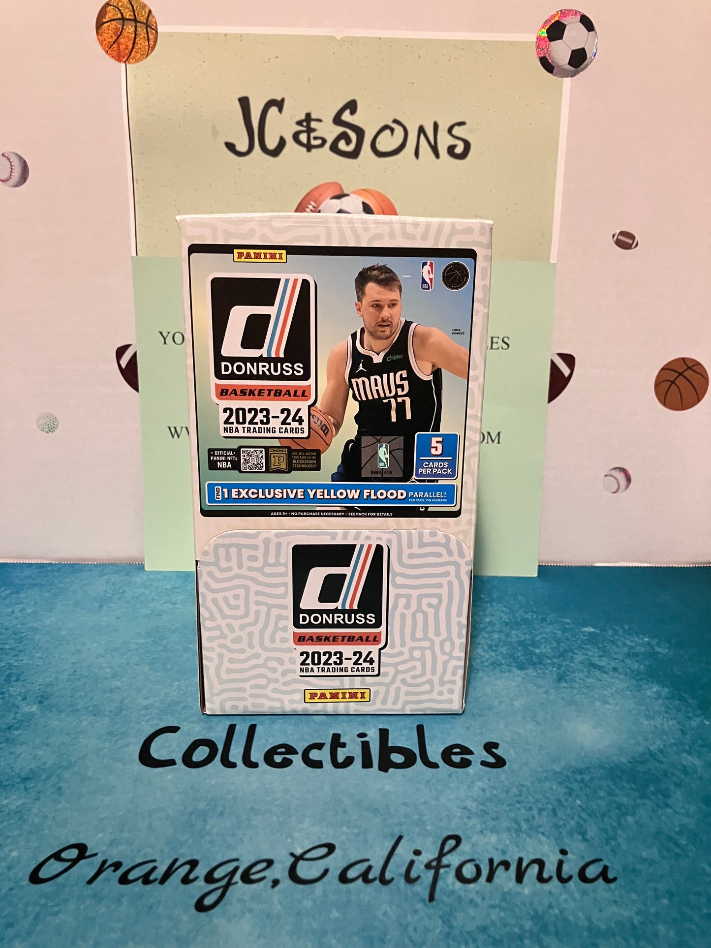 2023-2024 Donruss Basketball Gravity Feed Box - 48 Sealed Packs - Possible Victor Wembanyama Chase