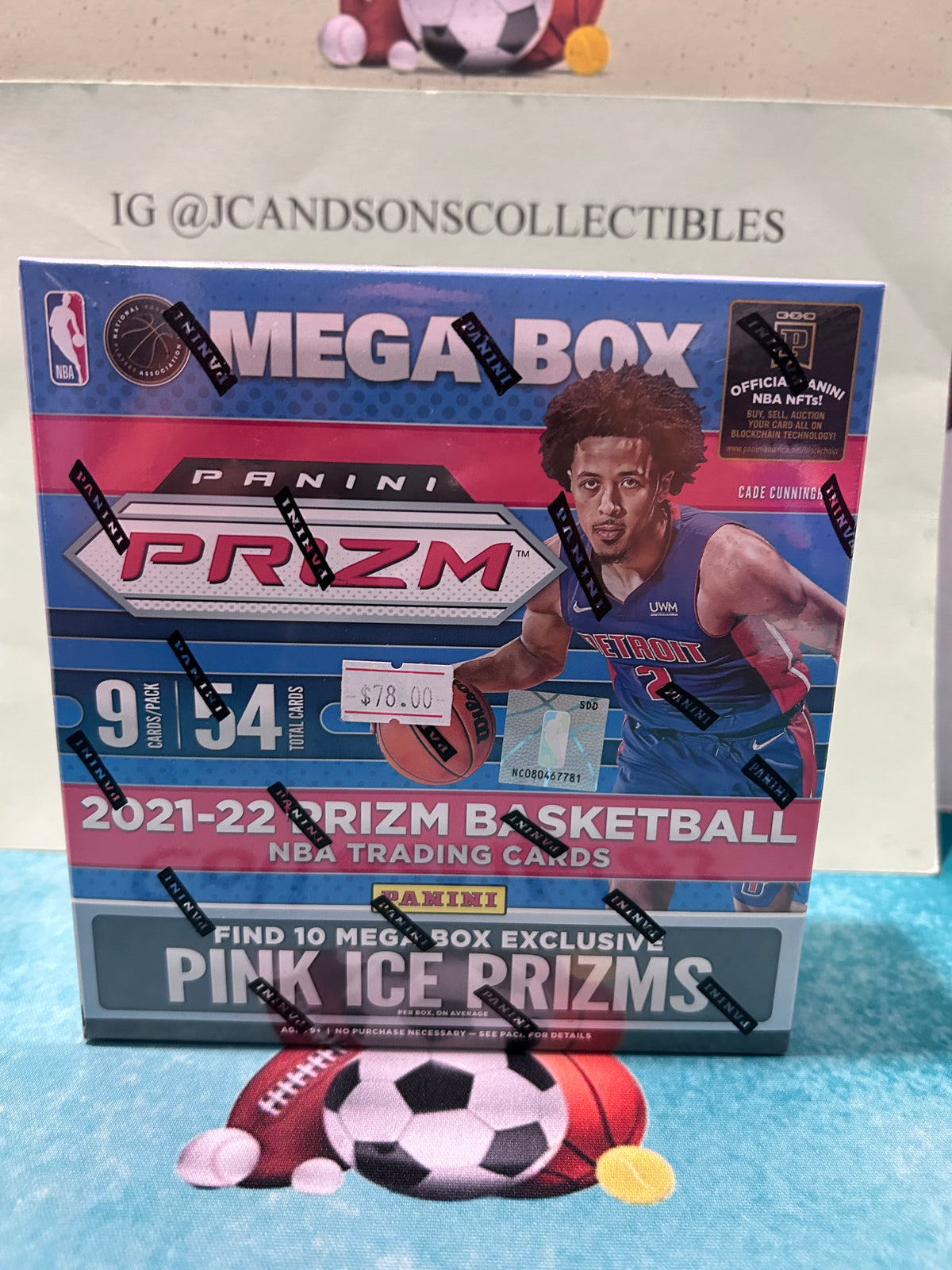 2021-2022 Panini Prizm NBA Basketball Mega Box Walmart Exclusive Pink Cade Prizms!