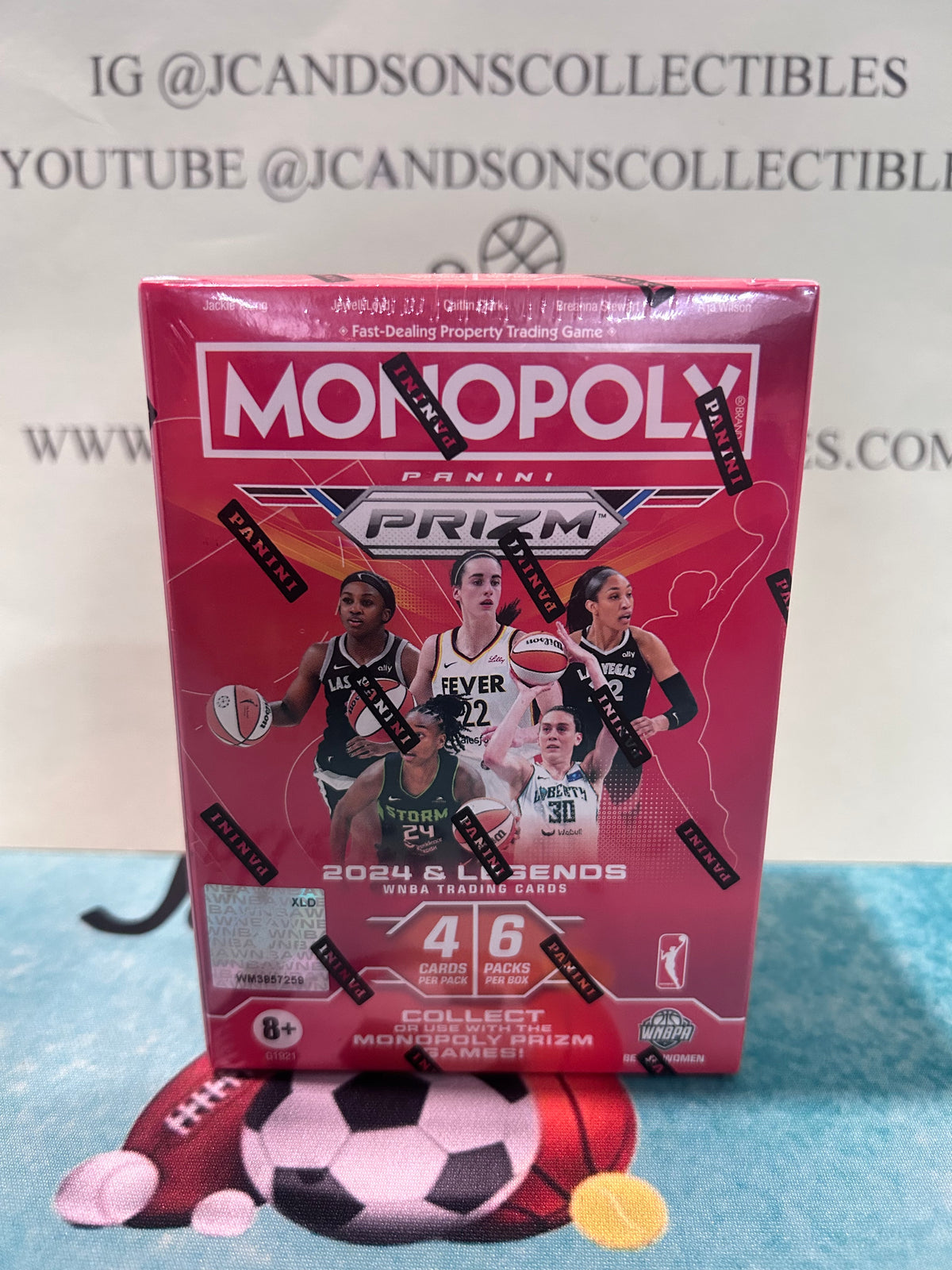 2024 Panini Prizm Monopoly WNBA Blaster Box Factory Sealed