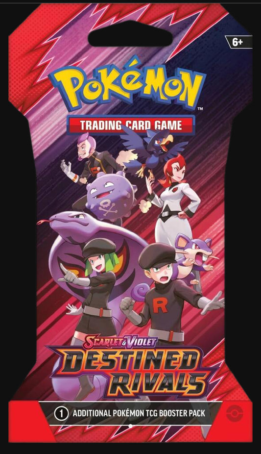 Destined Rivals Sealed Sleeved Blister Pack Pokemon Trading Card Game. Packs Vary