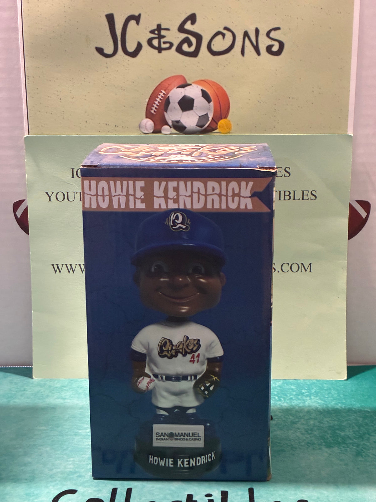 Rancho Cucamonga Quakes Howie Kendrick Bobblehead Limited! ONLY 1500 SGA LAD