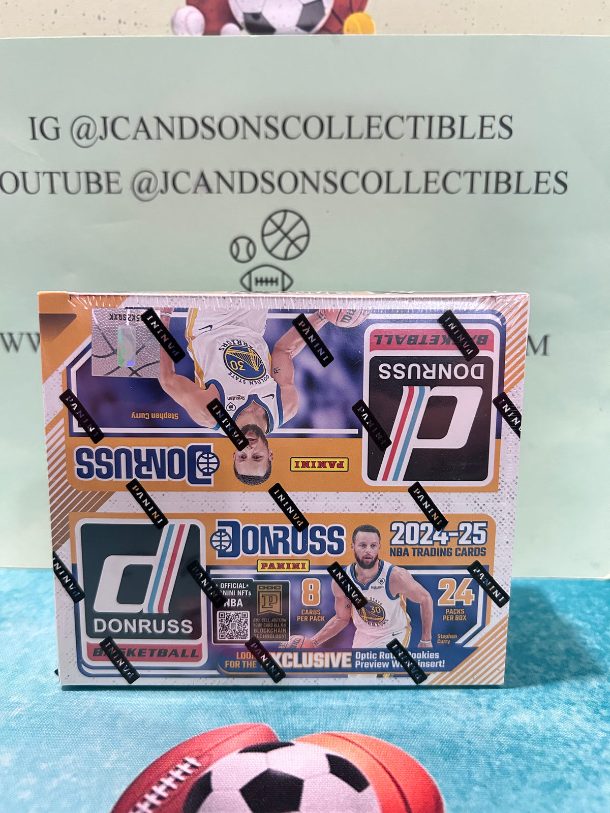 Panini Donruss Basketball 2024-2025 NBA Retail Box 192 Cards Rated Rookies