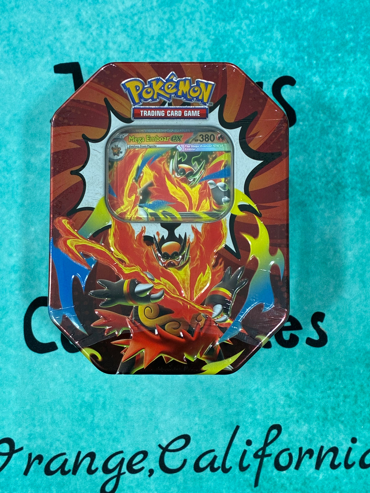 Pokémon TCG Mega Evolution Ascended Heroes Tin 60ct   Factory Sealed. Tins may vary