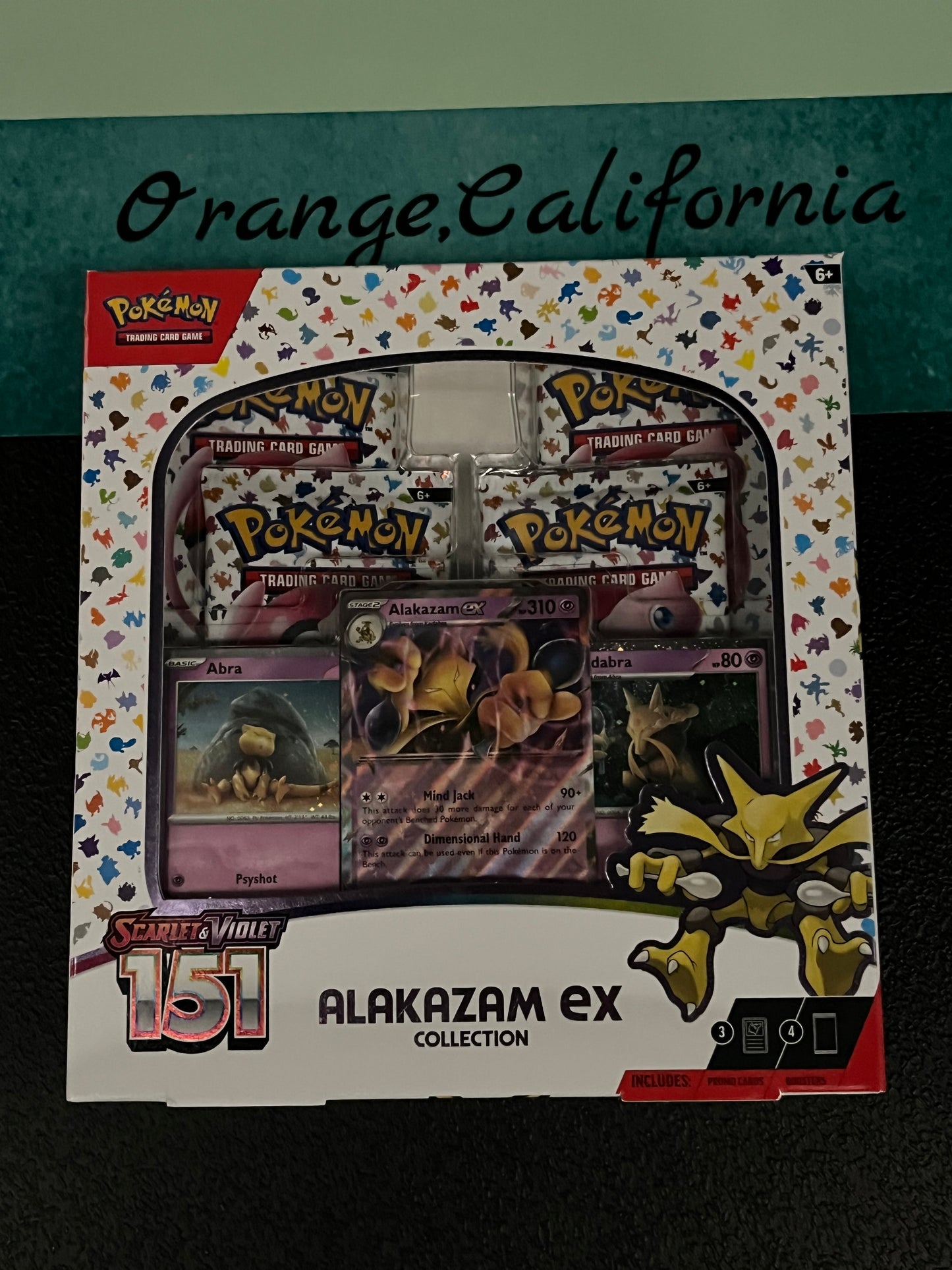 Pokemon Scarlet & Violet 151 - Alakazam ex Collection Box - Factory Sealed