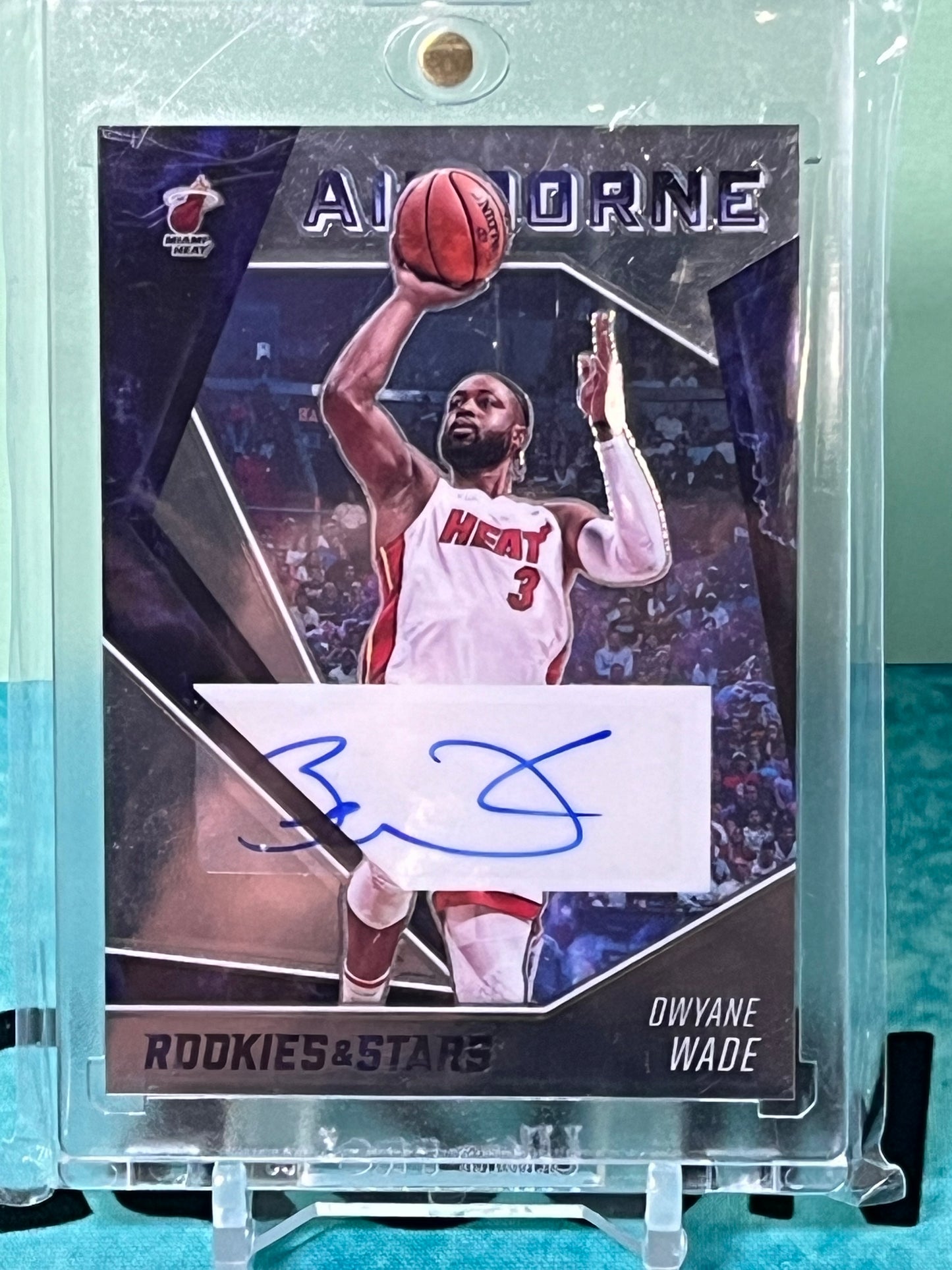 2020-21 Panini Rookies & Stars Dwyane Wade Airborne Auto /99 #AIR-DWY