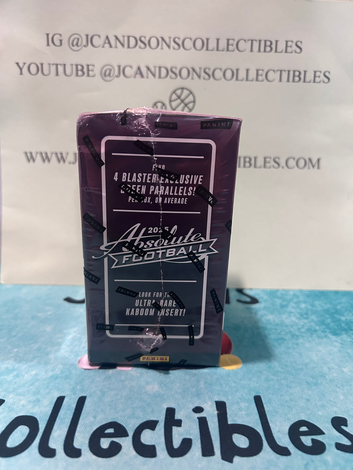 New 2025 Panini Absolute Football Trading Cards Sealed Blaster Box 6 Packs