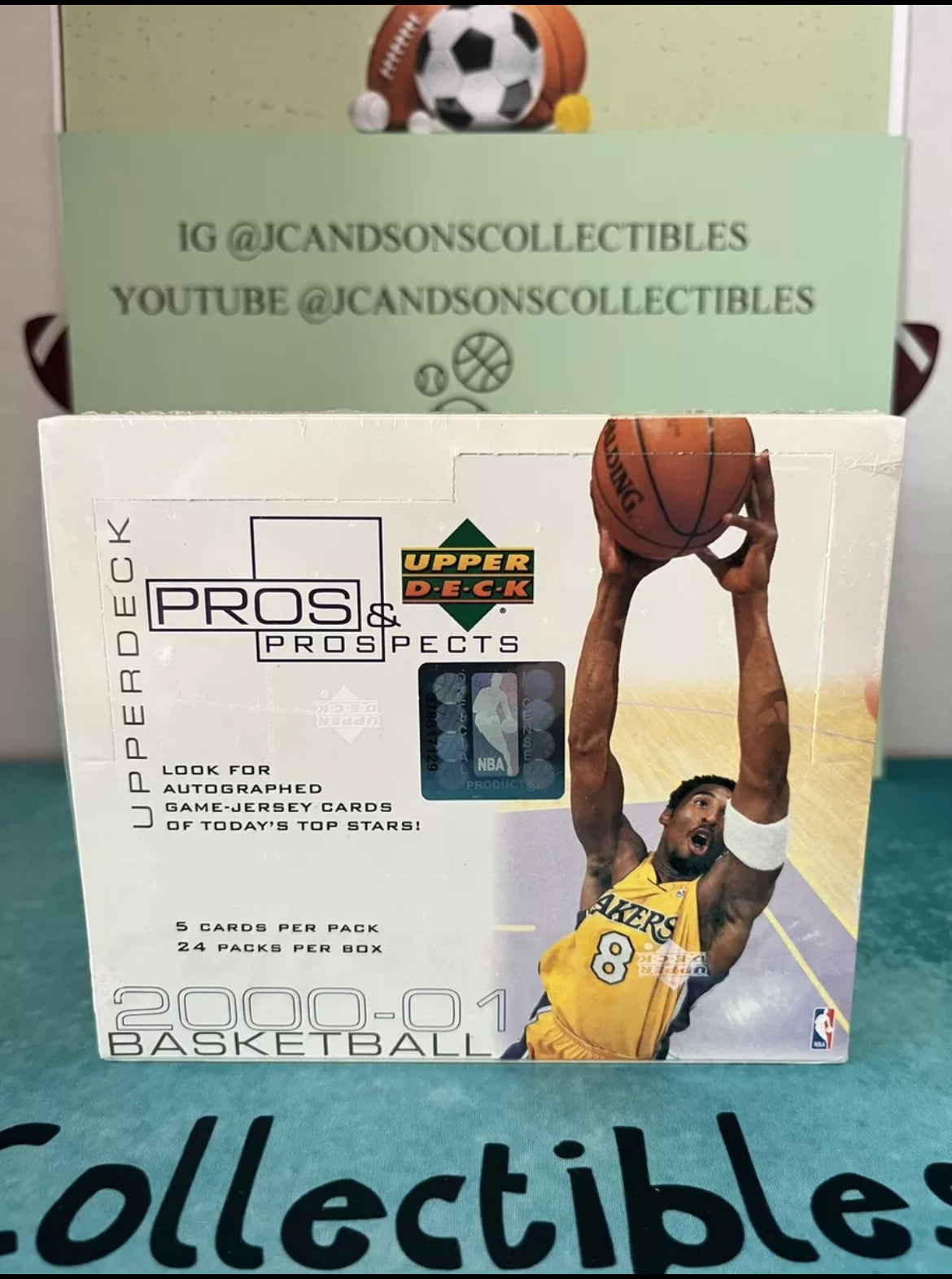 2000-01 Upper Deck Pros & Prospects Sealed Box RARE FIND. Kobe Bryant and Michael Jordan Auto Chase.