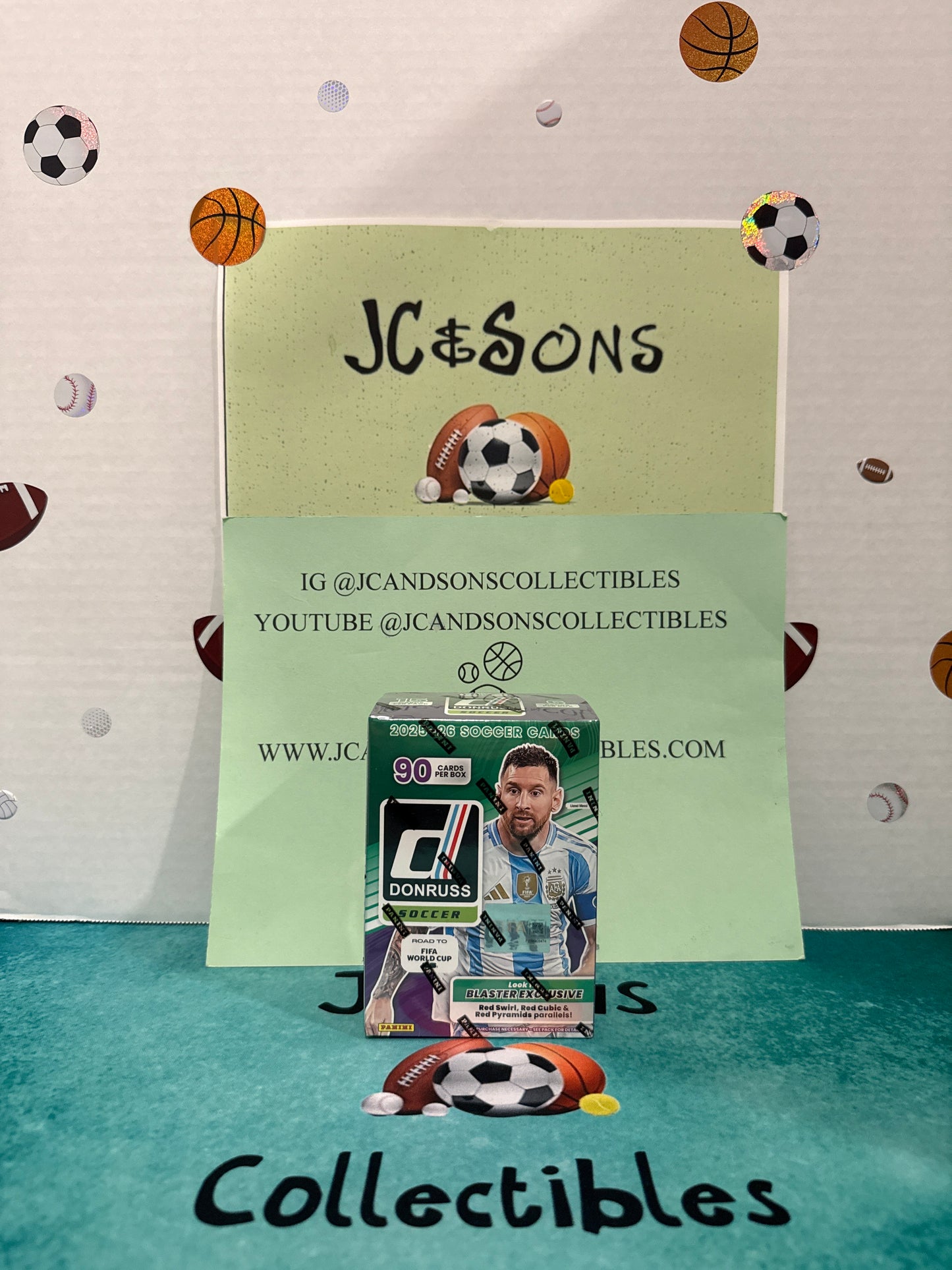 2025-26 Panini Donruss Road To FIFA World Cup Blaster Box