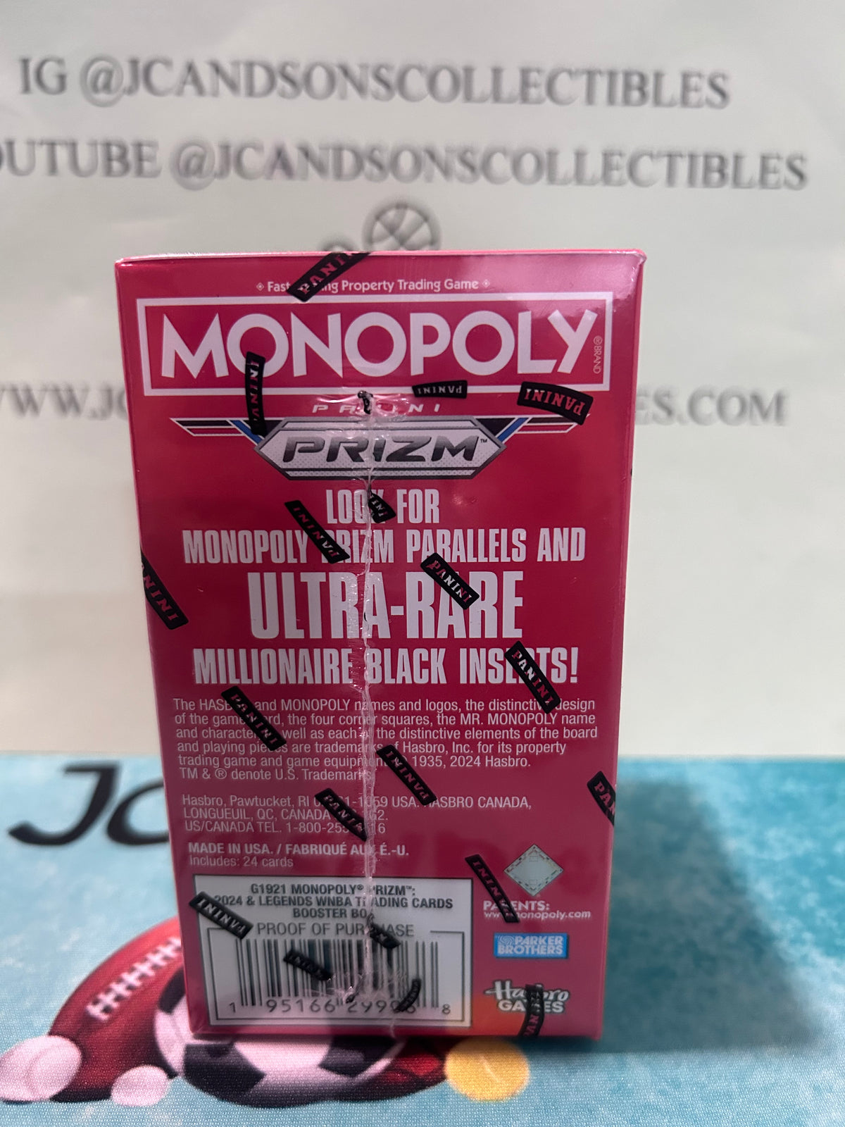 2024 Panini Prizm Monopoly WNBA Blaster Box Factory Sealed