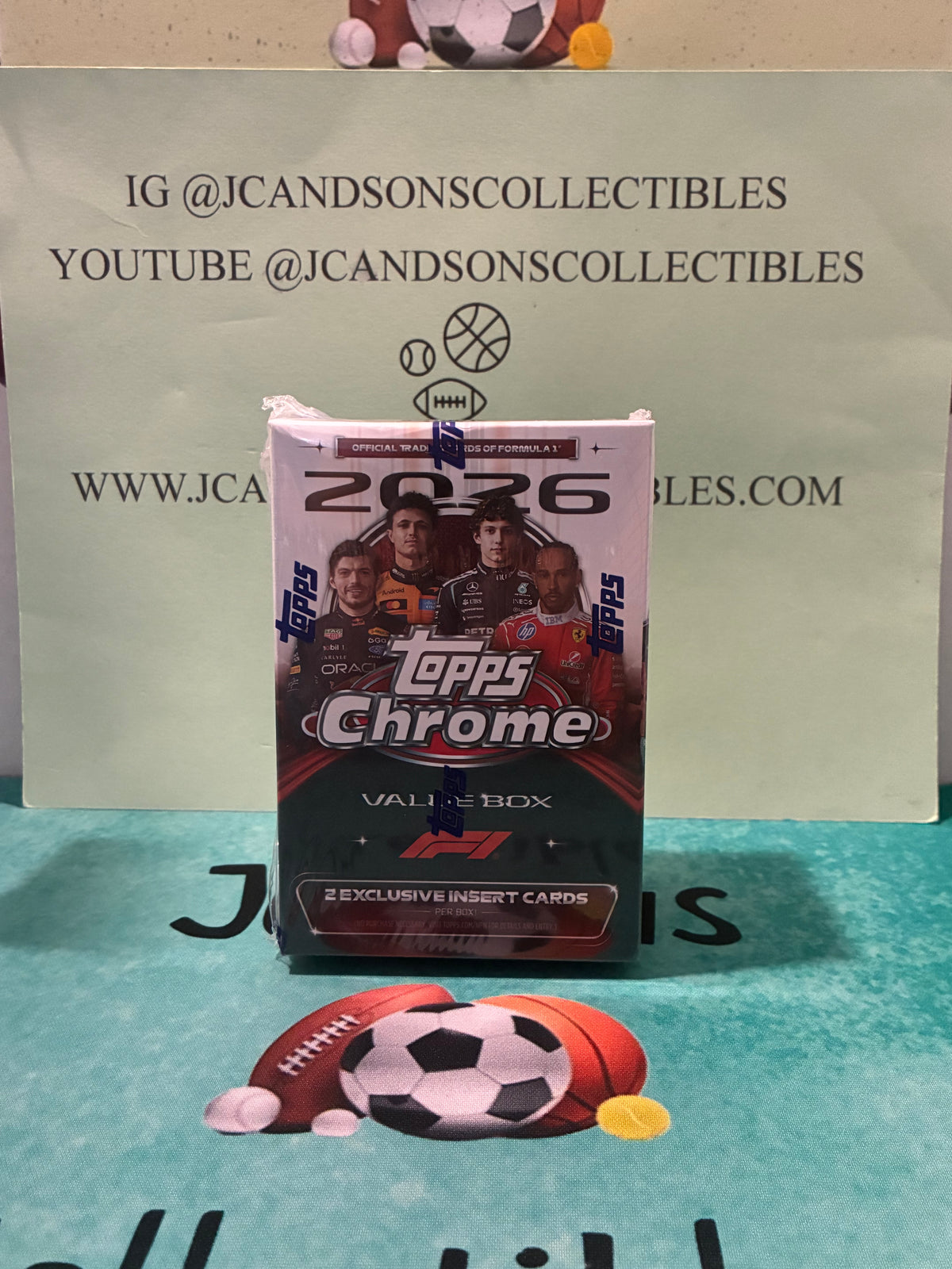 2026 Topps Chrome Formula 1 Blaster Box F1 Racing Factory Sealed