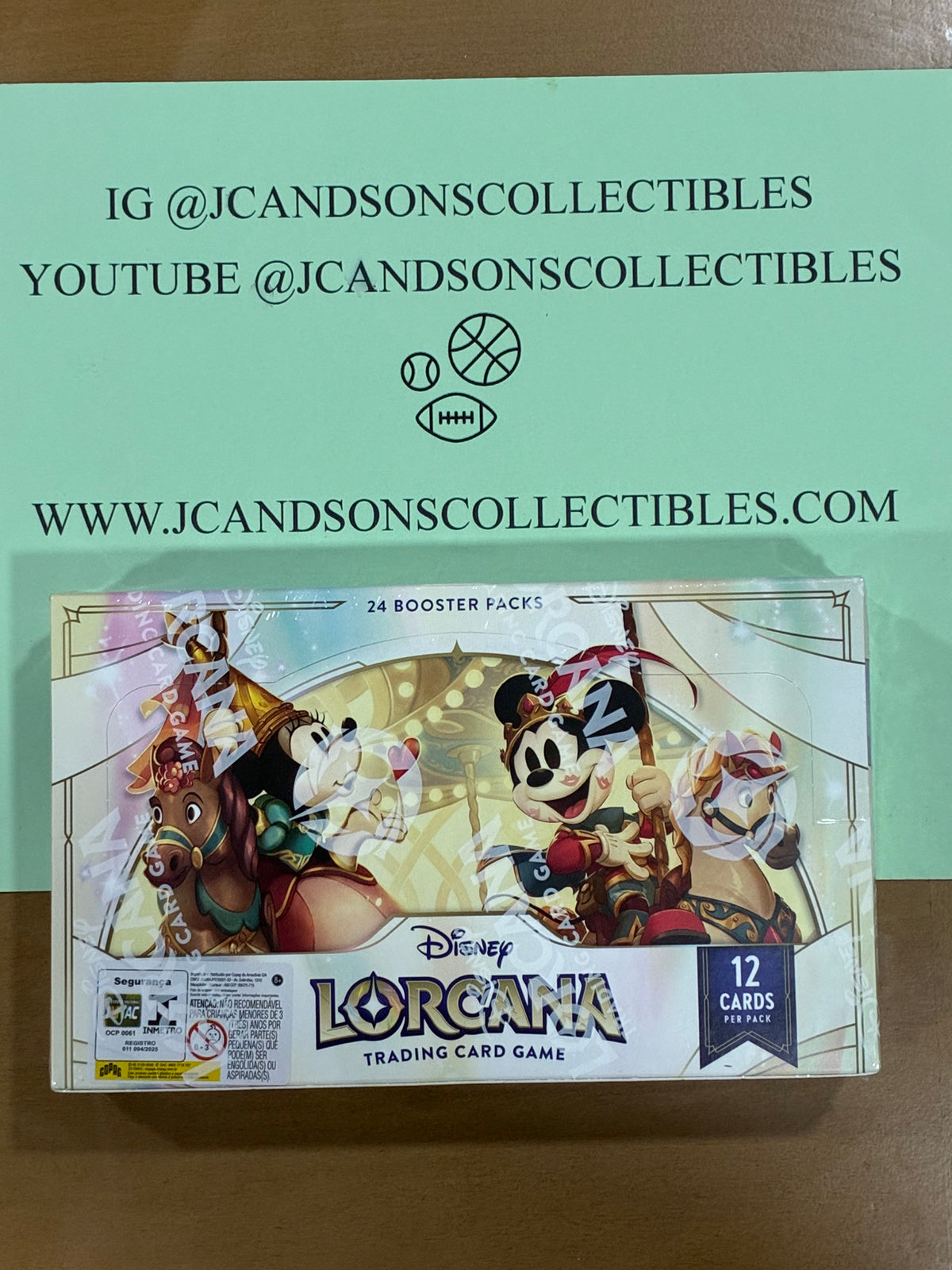 Disney Lorcana Fabled Booster Box Factory Sealed - 24 Packs