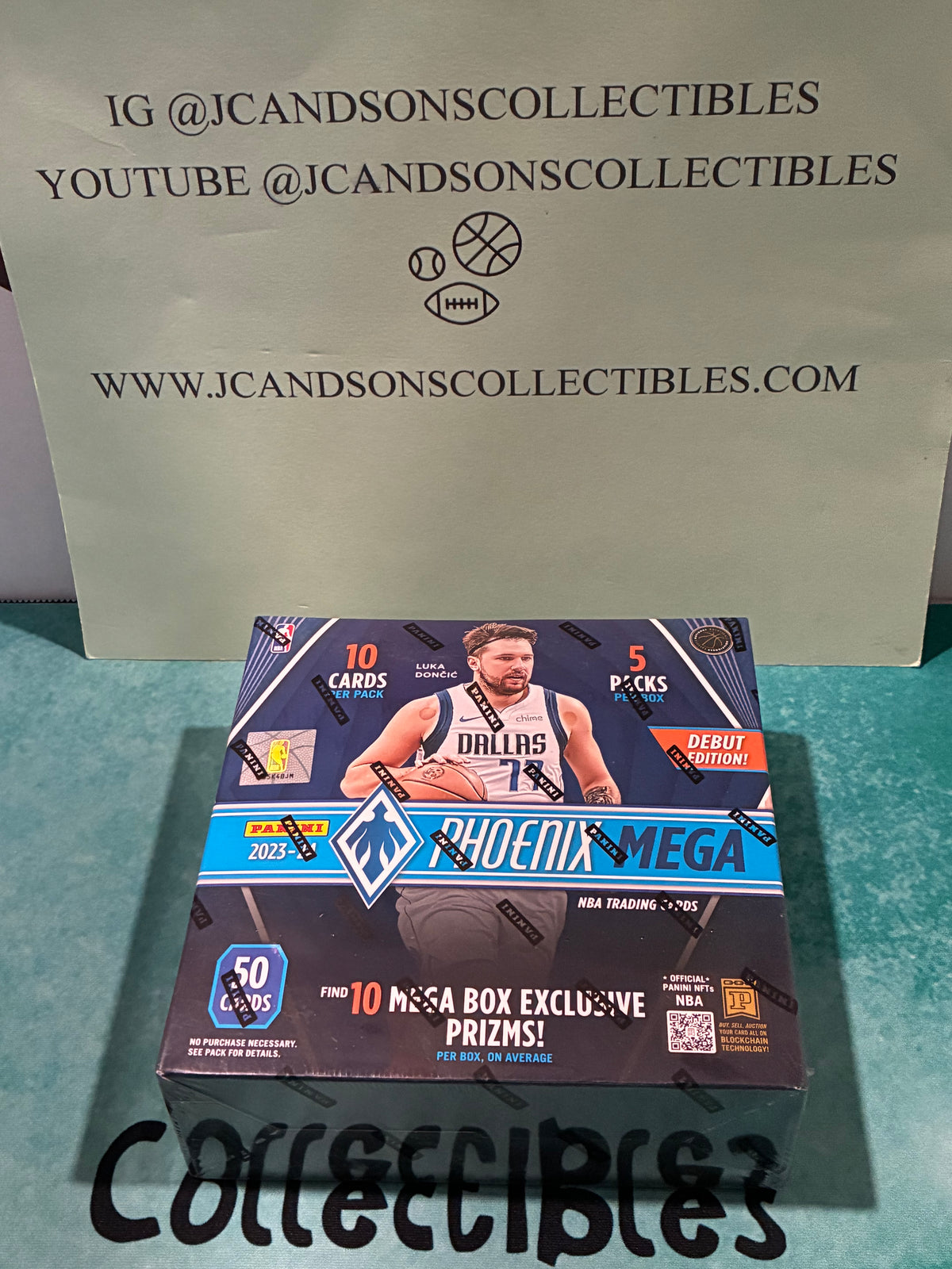 Factory Sealed Mega Box 2023-24 Panini Phoenix NBA Basketball Cards