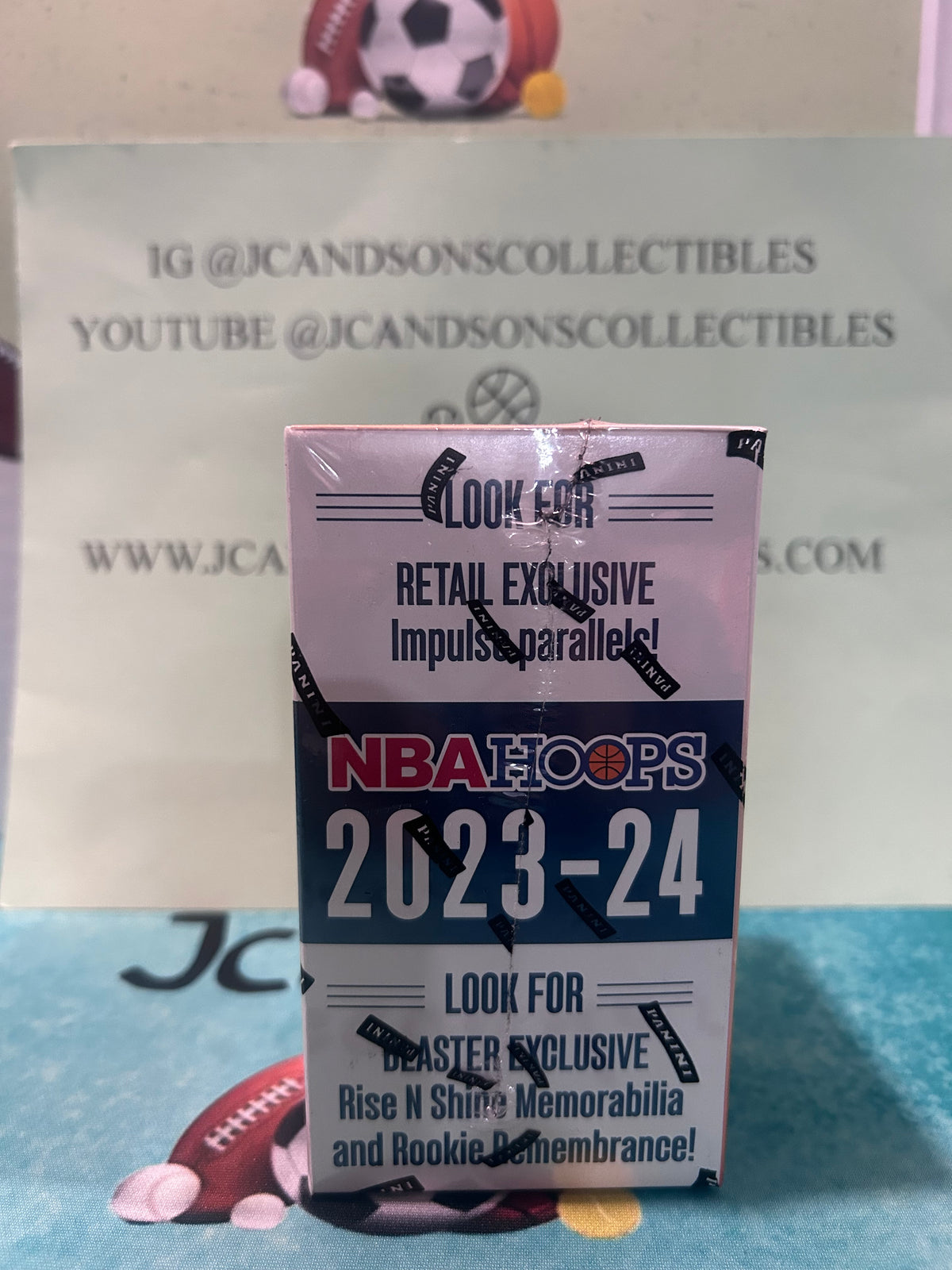 Panini 2023-24 NBA Hoops NBA Retail Box 6 Packs Sealed
