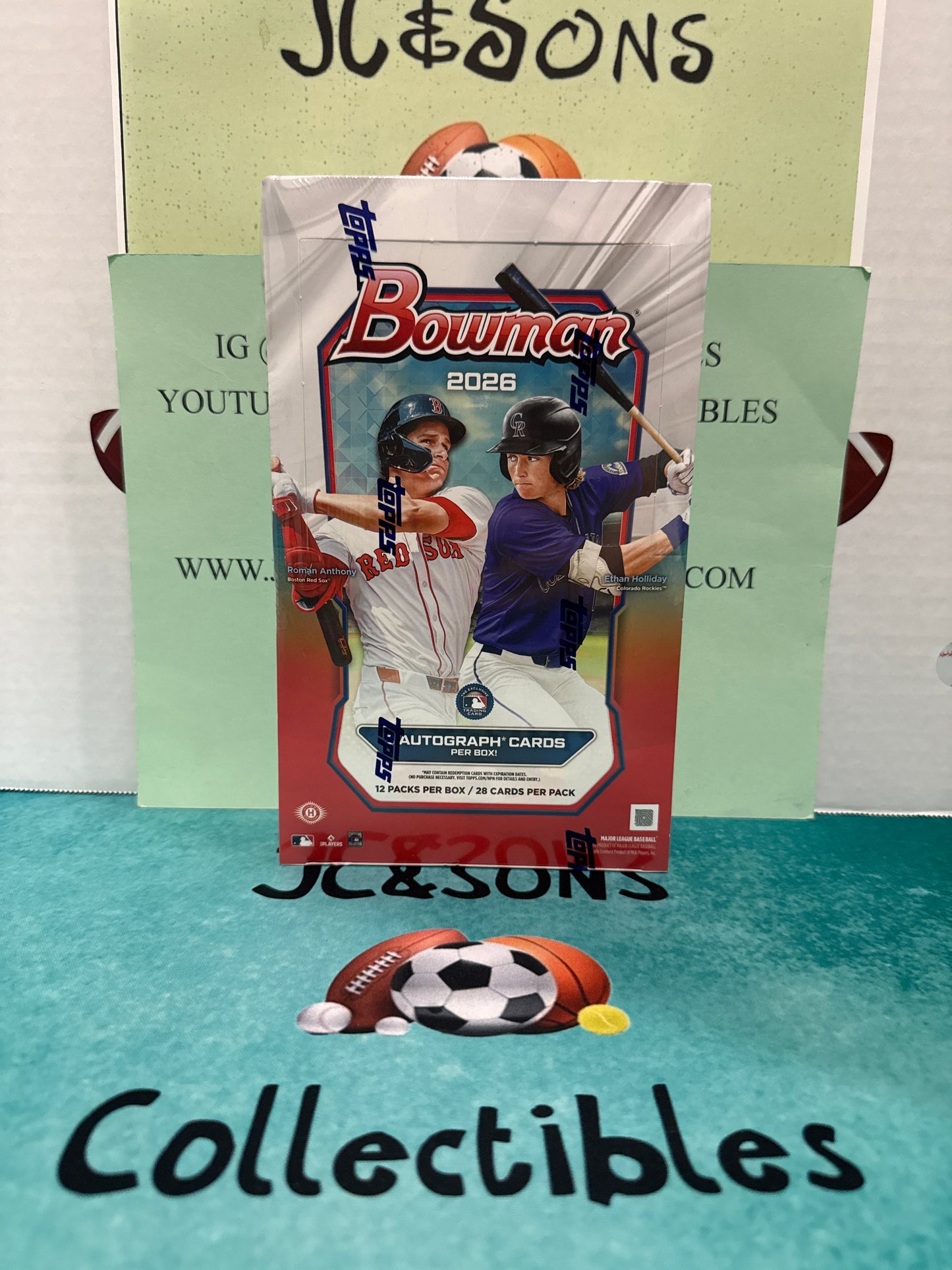 2026 Bowman Baseball Jumbo Box