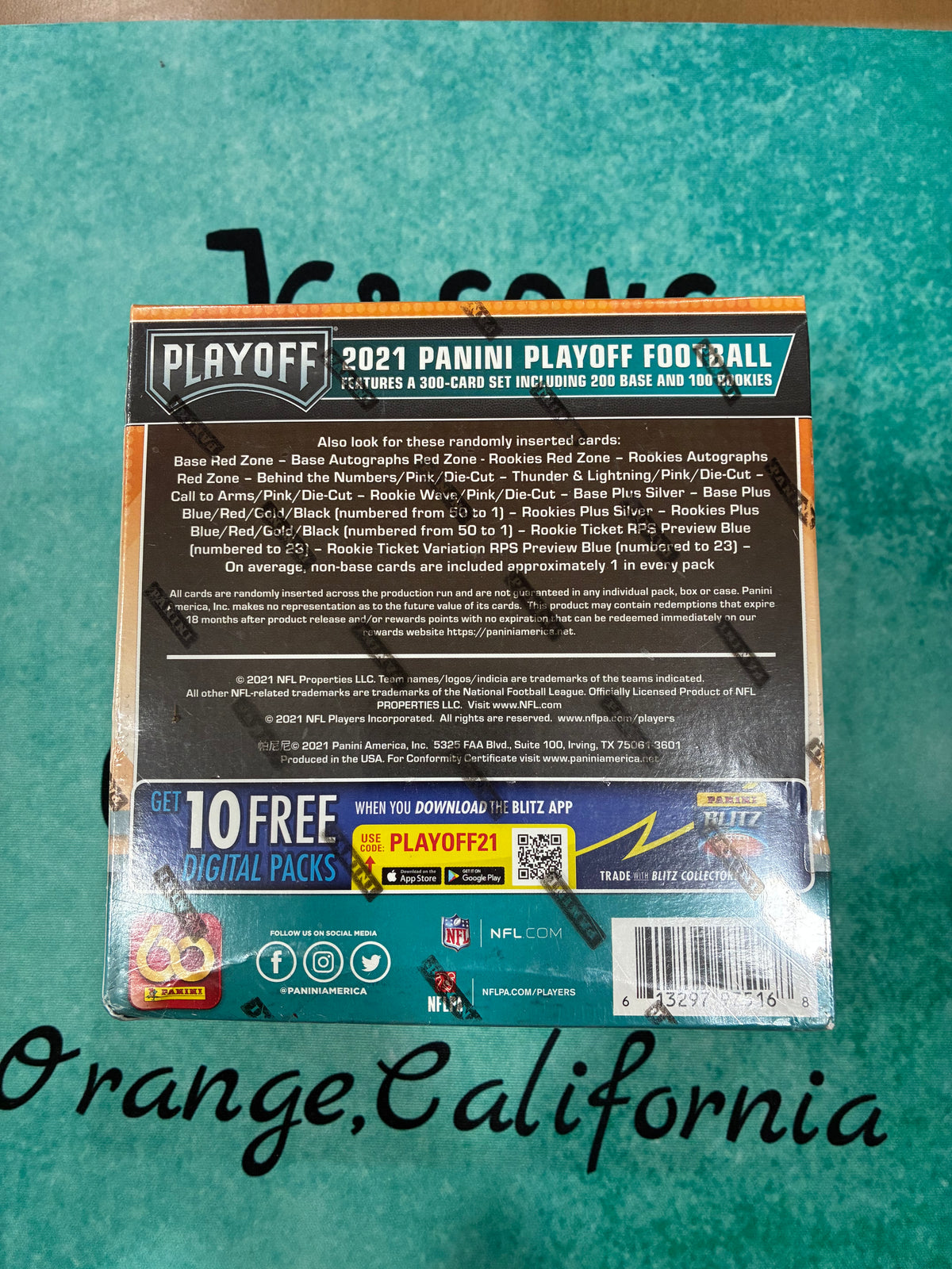 2021 PANINI PLAYOFF NFL FOOTBALL MEGA BOX
