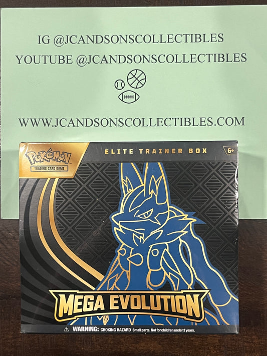 Pokemon Mega Evolution Lucario ETB Elite Trainer Box Brand New Factory Sealed