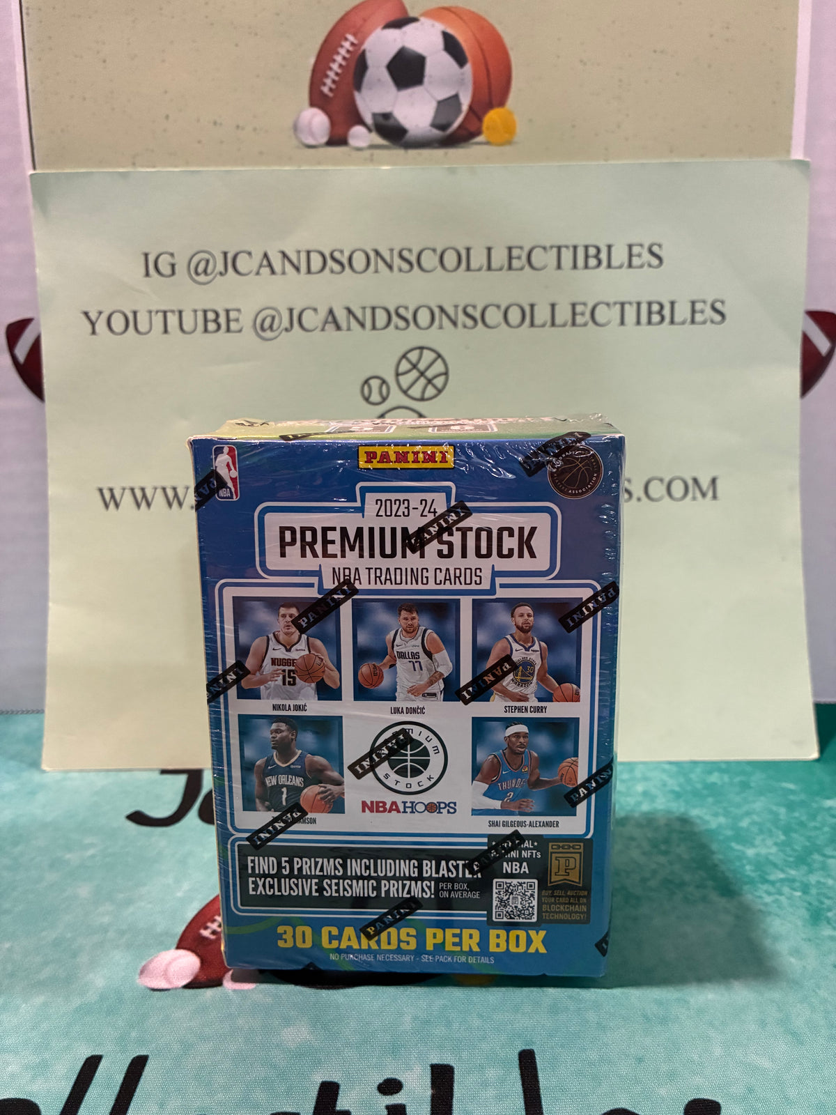 2023-24 Panini Premium Stock Basketball Trading Cards Blaster Box