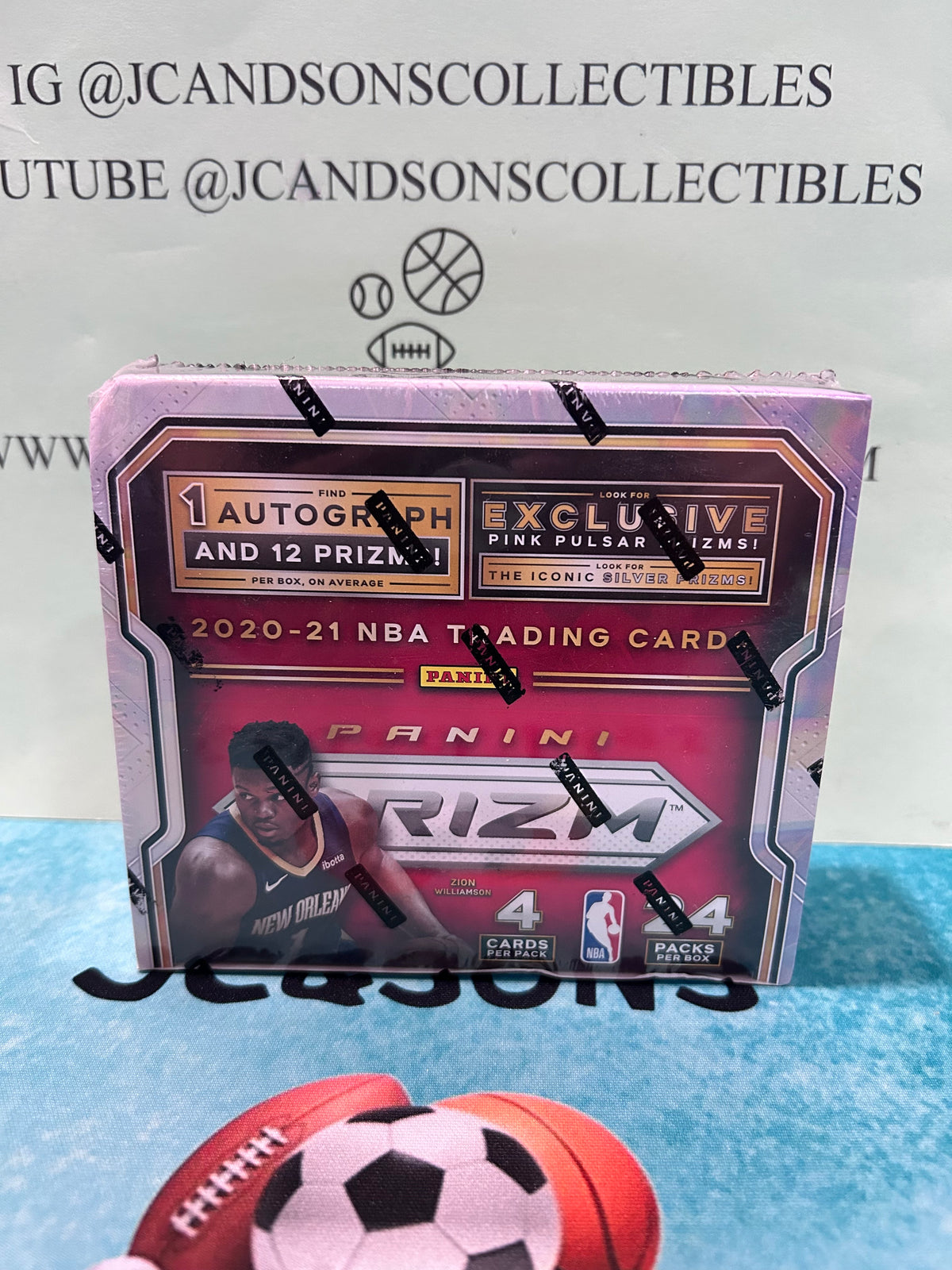 2020-2021 Panini PRIZM Basketball 24 Pack Retail Box- 1 AUTOGRAPH+12 PRIZMS!