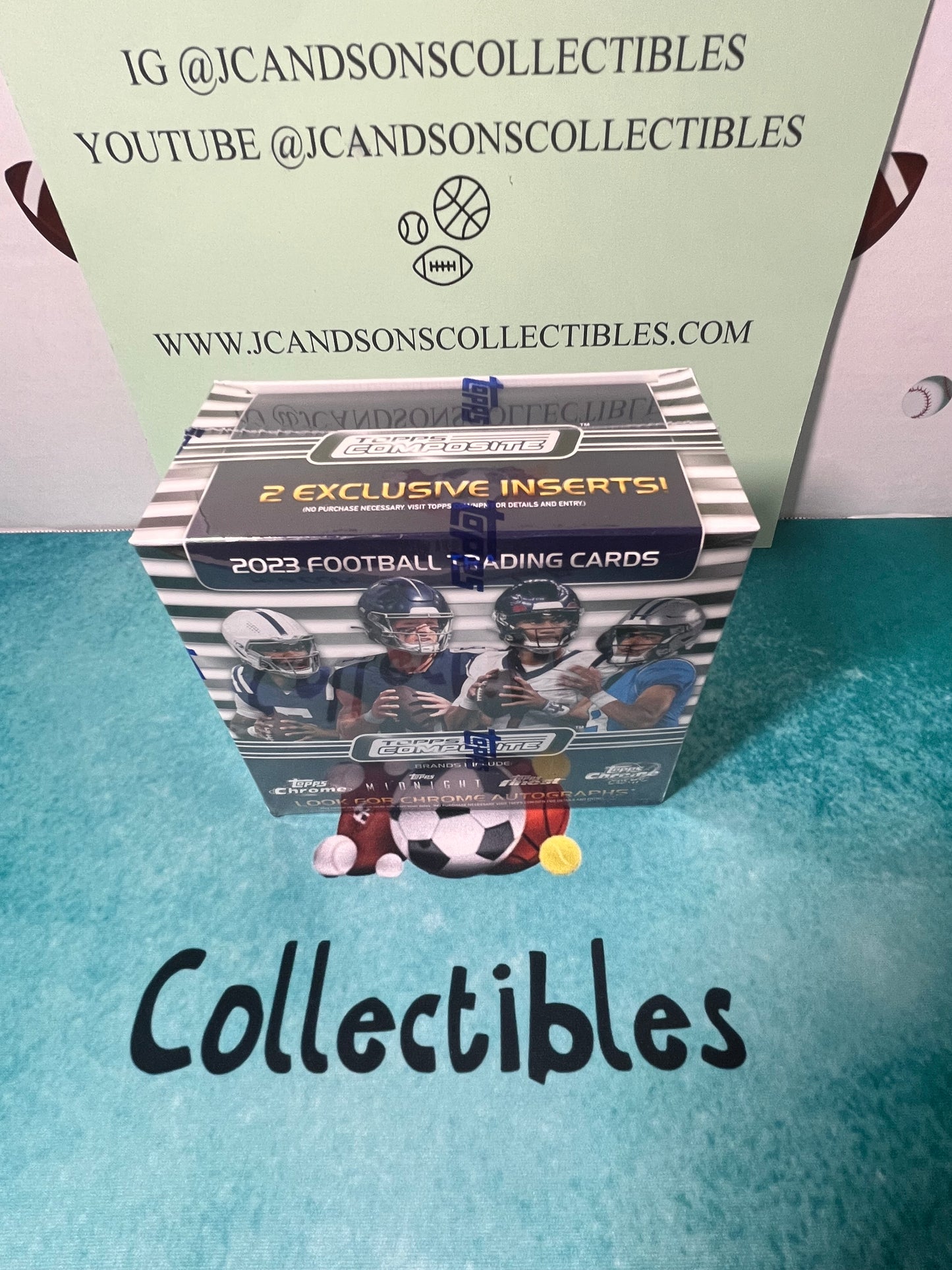 2023 Topps Composite NFL Football Mega Monster Mega Box Factory Sealed. Chase CJ Stroud Autos