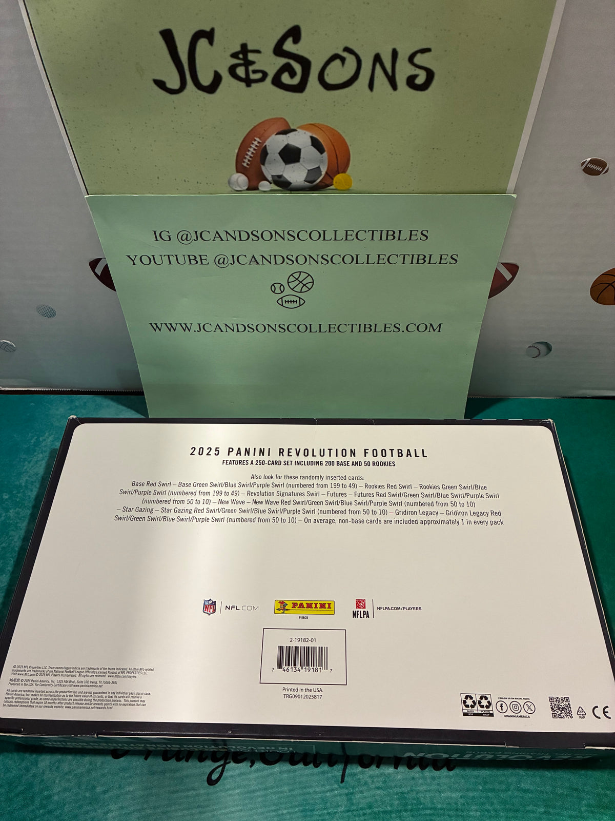 Panini Revolution 2025 NFL Football Trading Cards Box Debut Edition Bonus Pack