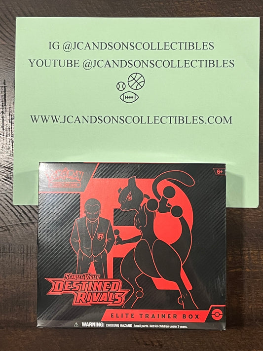 Pokémon TCG Scarlet & Violet Destined Rivals ETB Elite Trainer Box SEALED/NEW