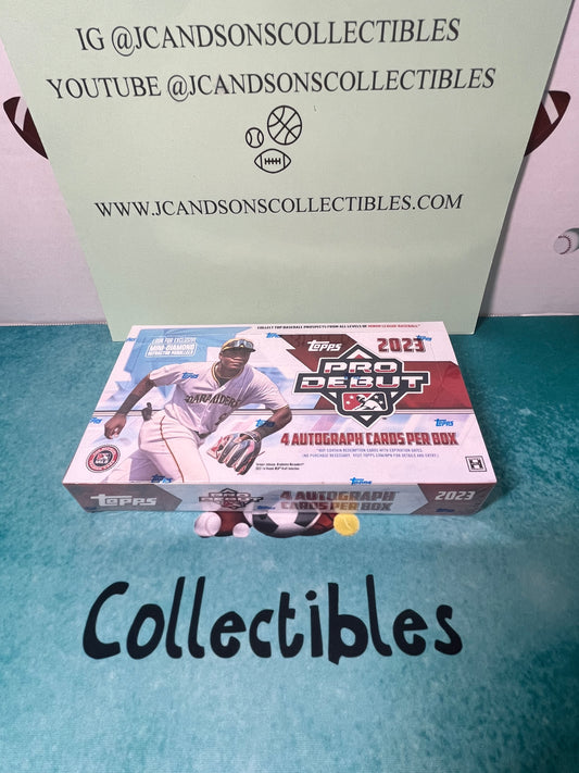 2023 Topps Pro Debut Baseball Hobby Box Factory Sealed New - 4 Autos Per Box