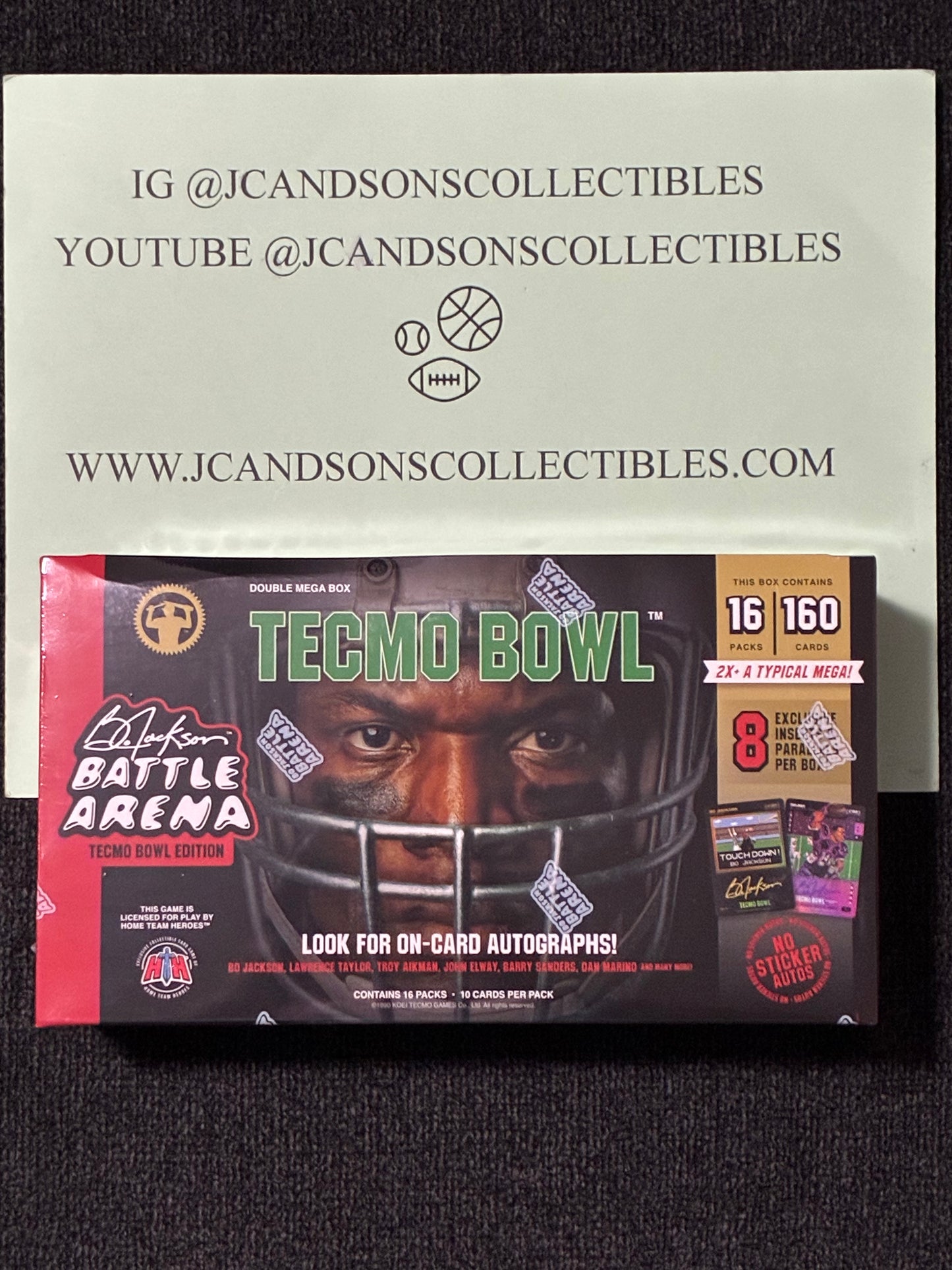 2026 Bo Jackson Battle Arena Tecmo Bowl Edition Factory Sealed Double Mega Box
