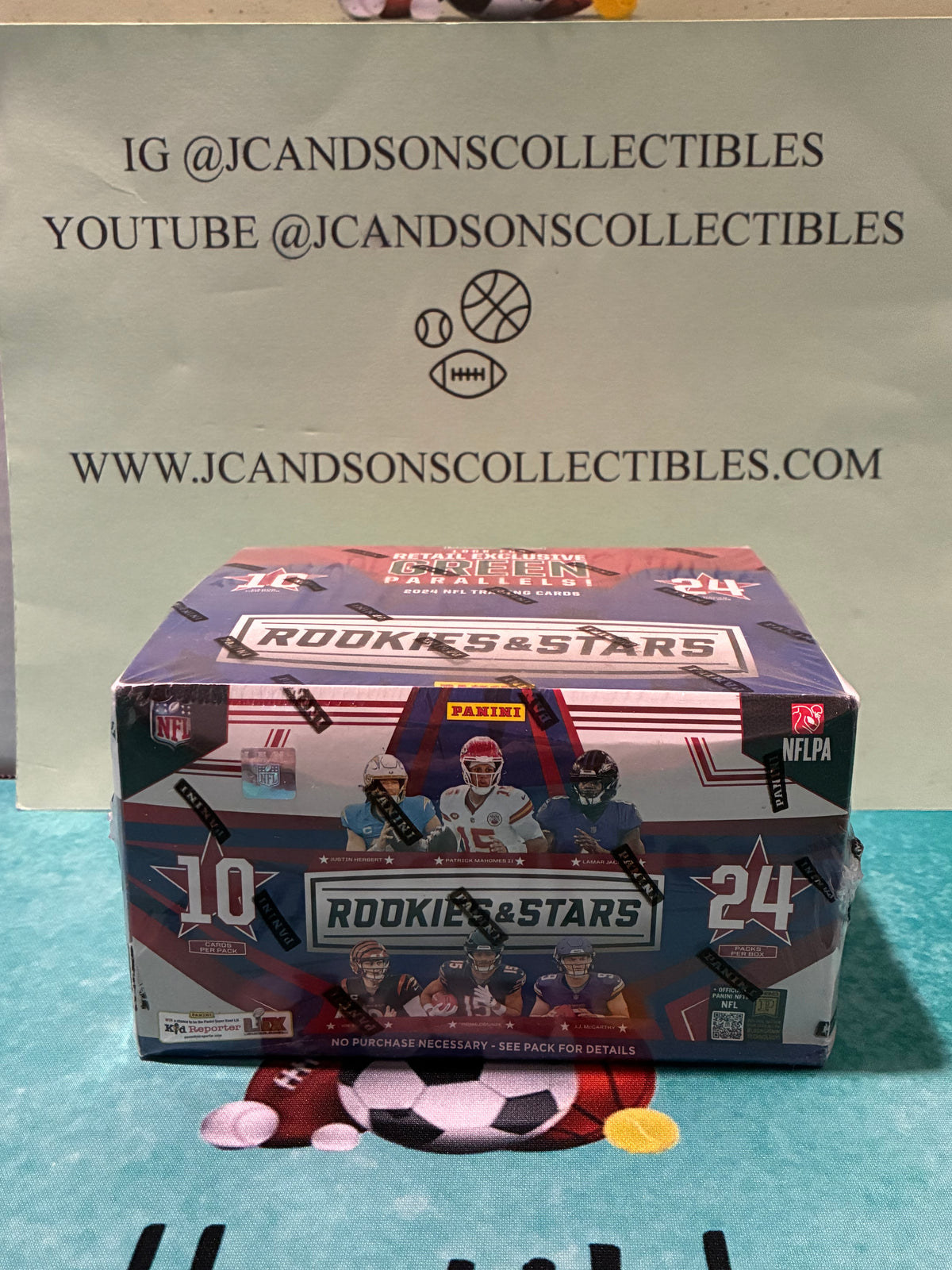 2024 Panini Rookies and Stars NFL Football  Factory Sealed 24 Pack Retail Box