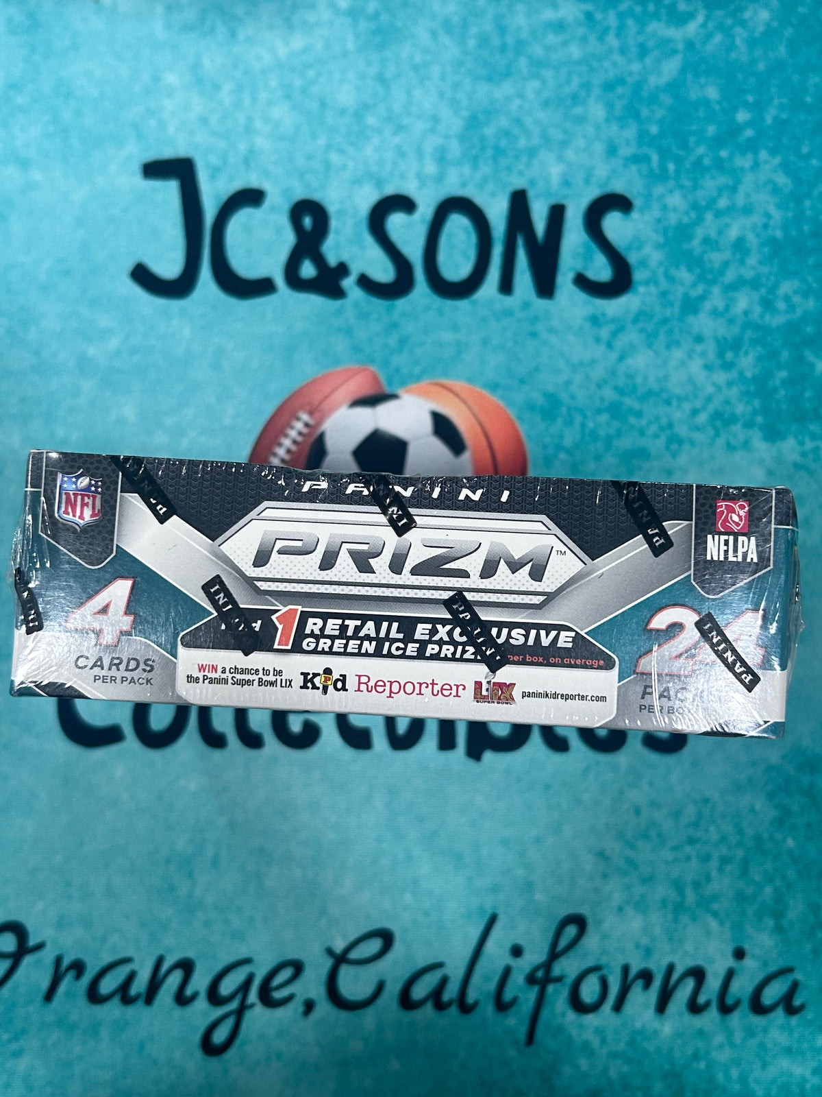 2024 Panini Prizm NFL Football Factory Sealed Retail Box 96 Cards Total