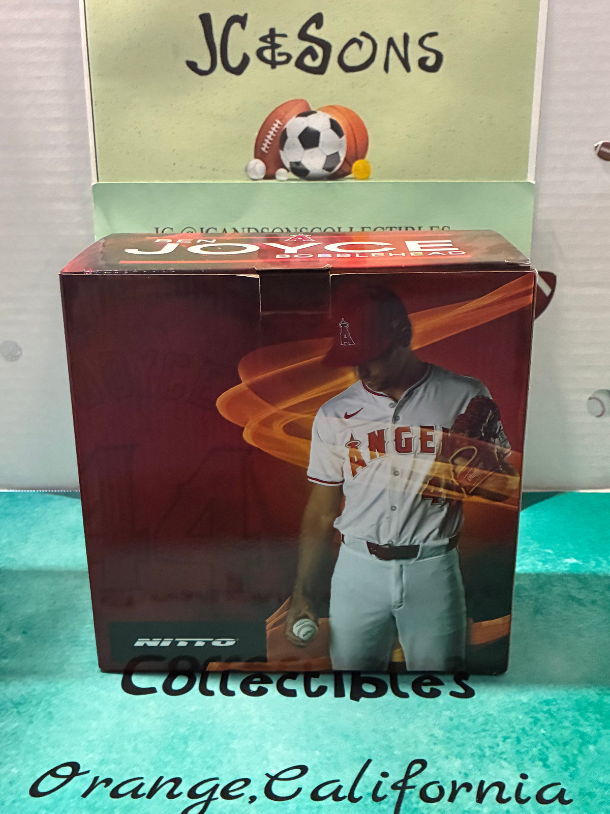 Ben Joyce FLAME THROWER Bobblehead 2025 SGA Los Angeles ANGELS 5/2/25 NIB