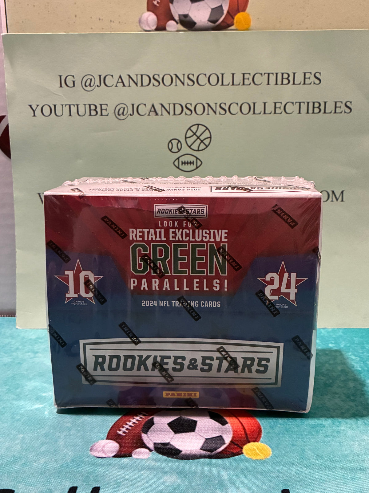 2024 Panini Rookies and Stars NFL Football  Factory Sealed 24 Pack Retail Box