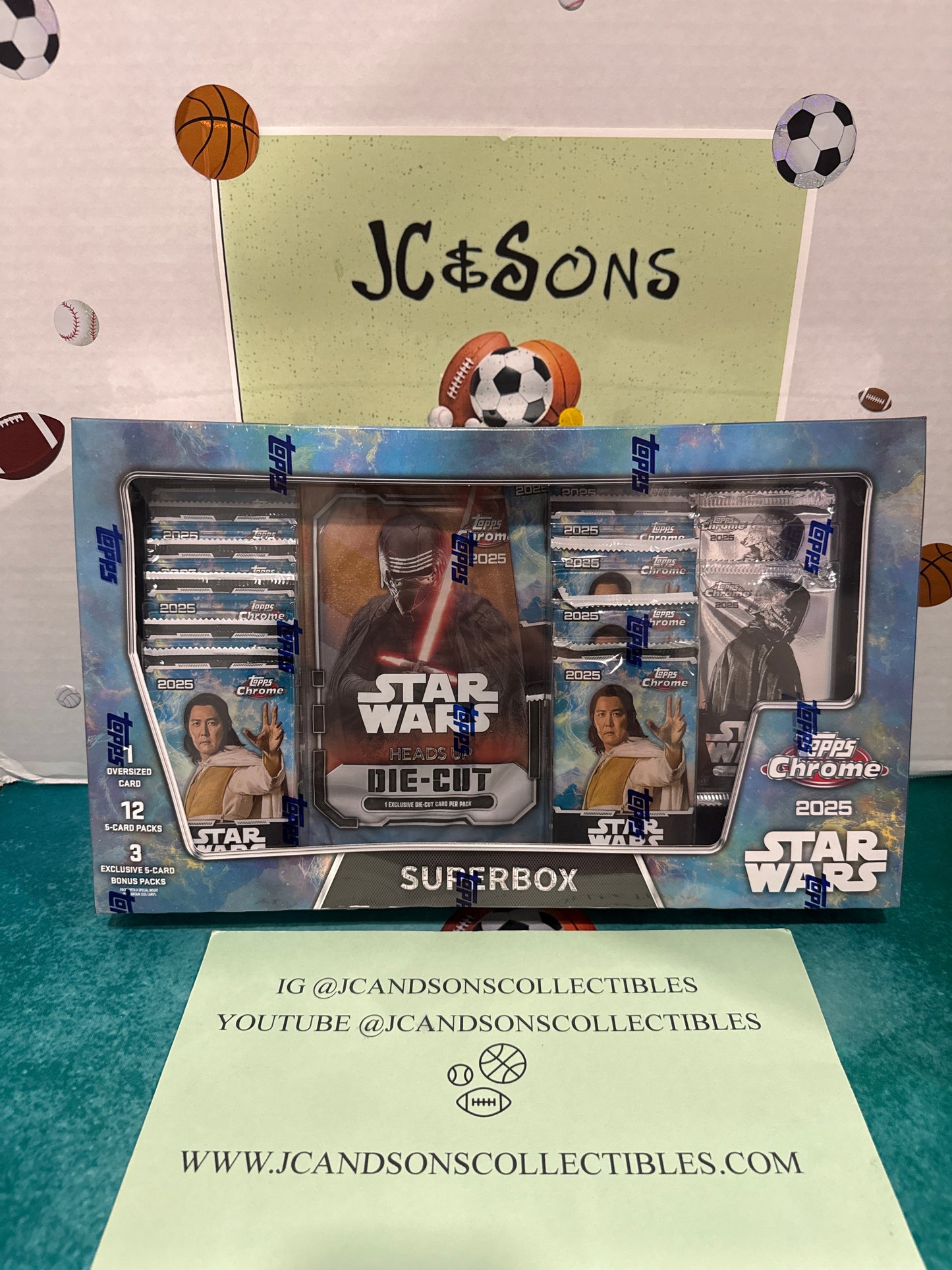 2025 Star Wars Topps Chrome Superbox